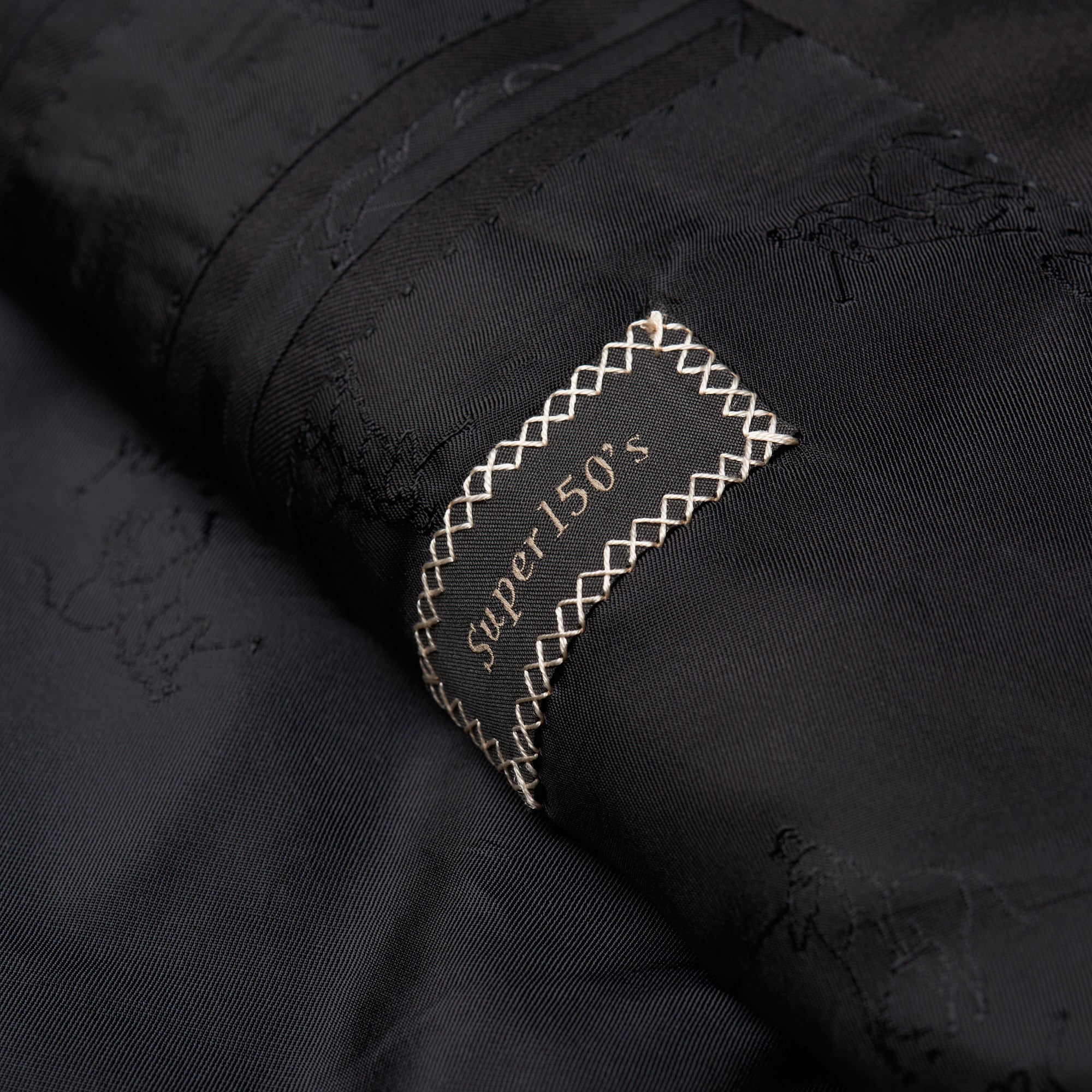 BRIONI "GAETANO" Handmade Black Wool Super 150's Suit EU 50 NEW US 40 BRIONI