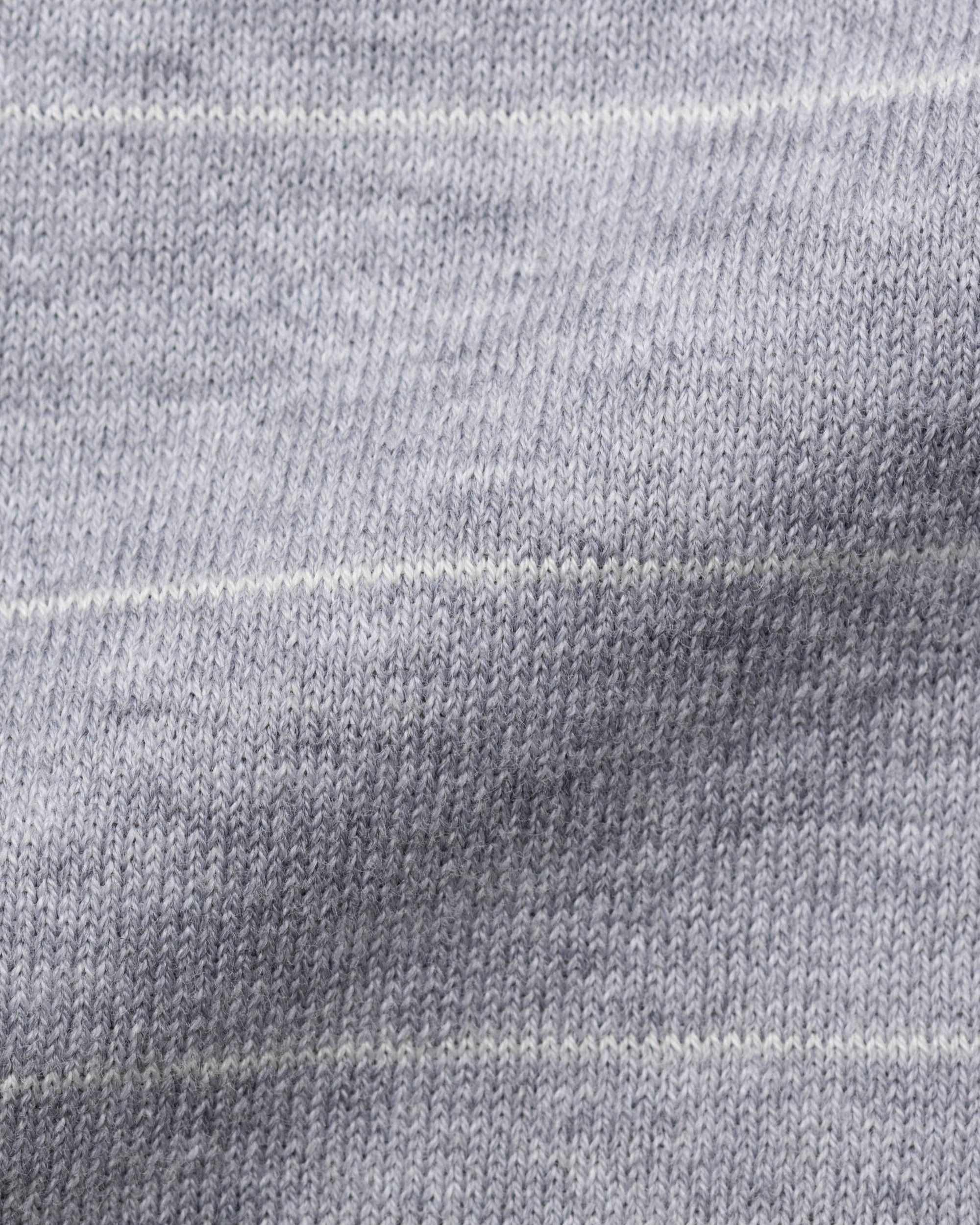 BRUNELLO CUCINELLI Gray Striped Cotton Zip-Front Cardigan Sweater EU 54 US XL BRUNELLO CUCINELLI