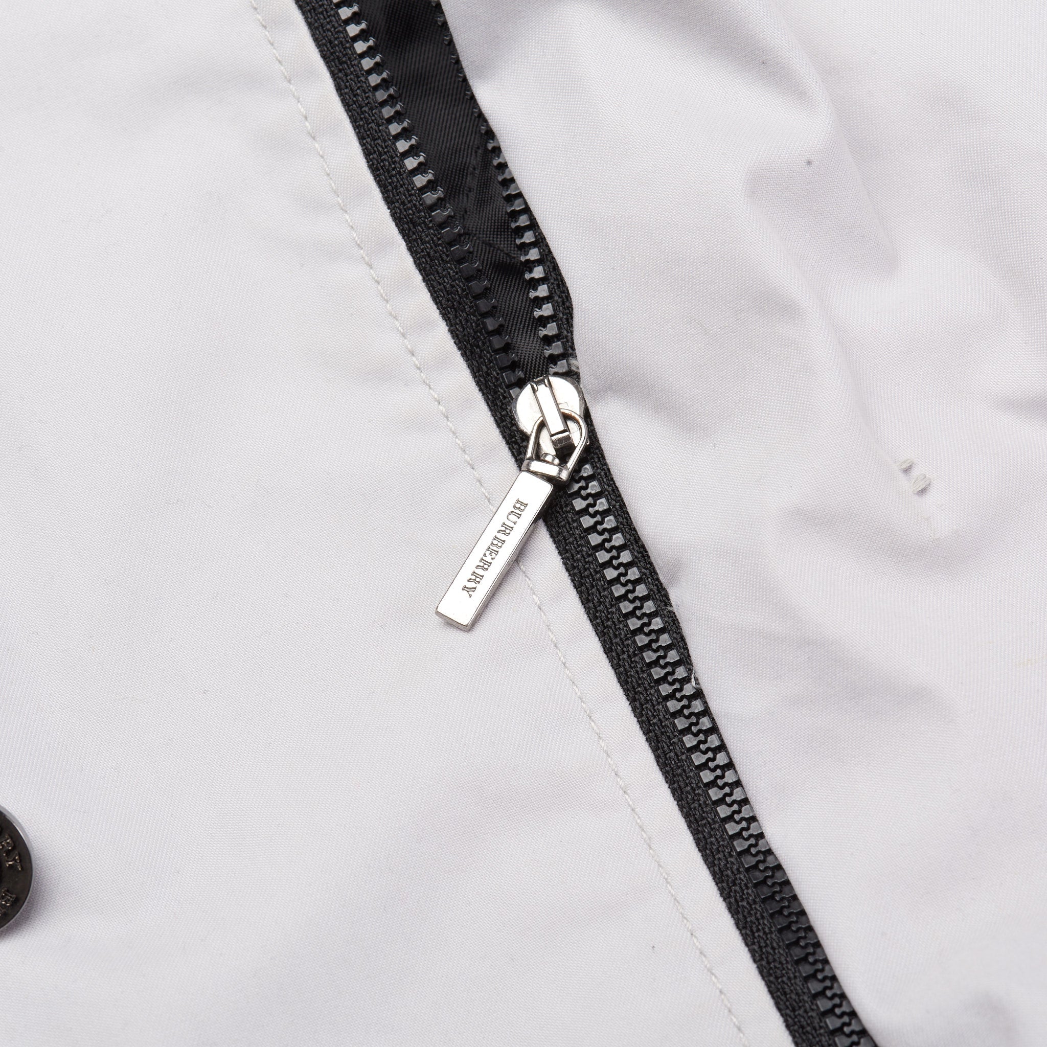 BURBERRY Light Gray Cotton Hooded Parka DB Kids Coat 3Y / 98cm BURBERRY