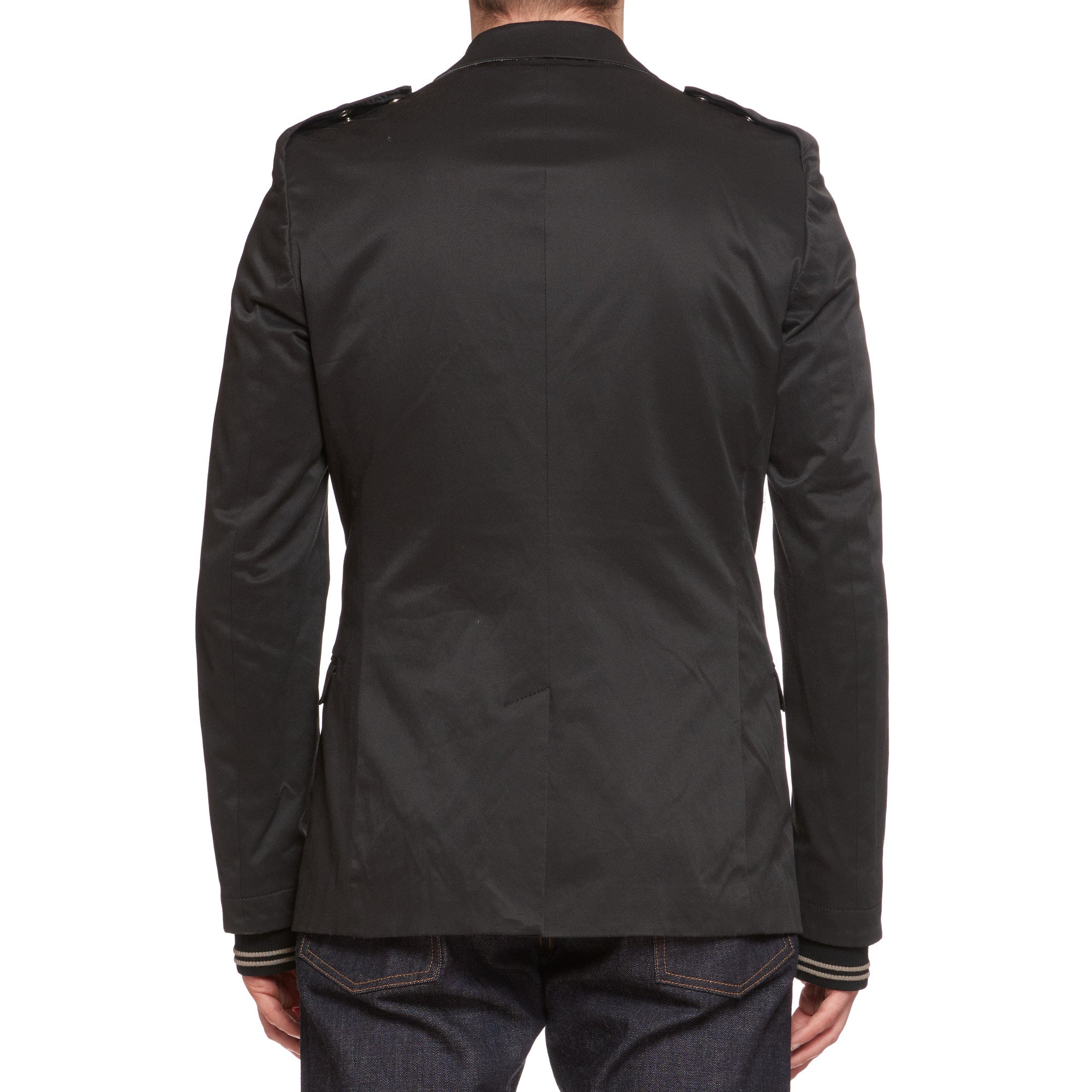 C.N.C. Costume National Black Cotton Blend Jacket EU 48 US 38 C.N.C