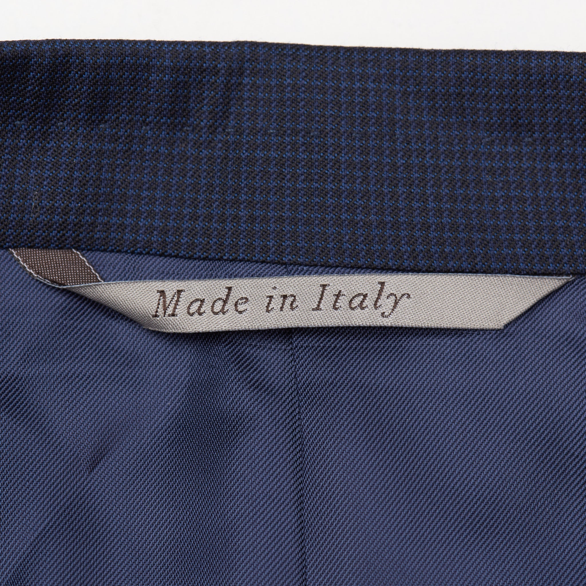 CANALI 1934 Navy Blue Patterned Wool Suit EU 58 NEW US 48 Current Model C4 Short Cut CANALI