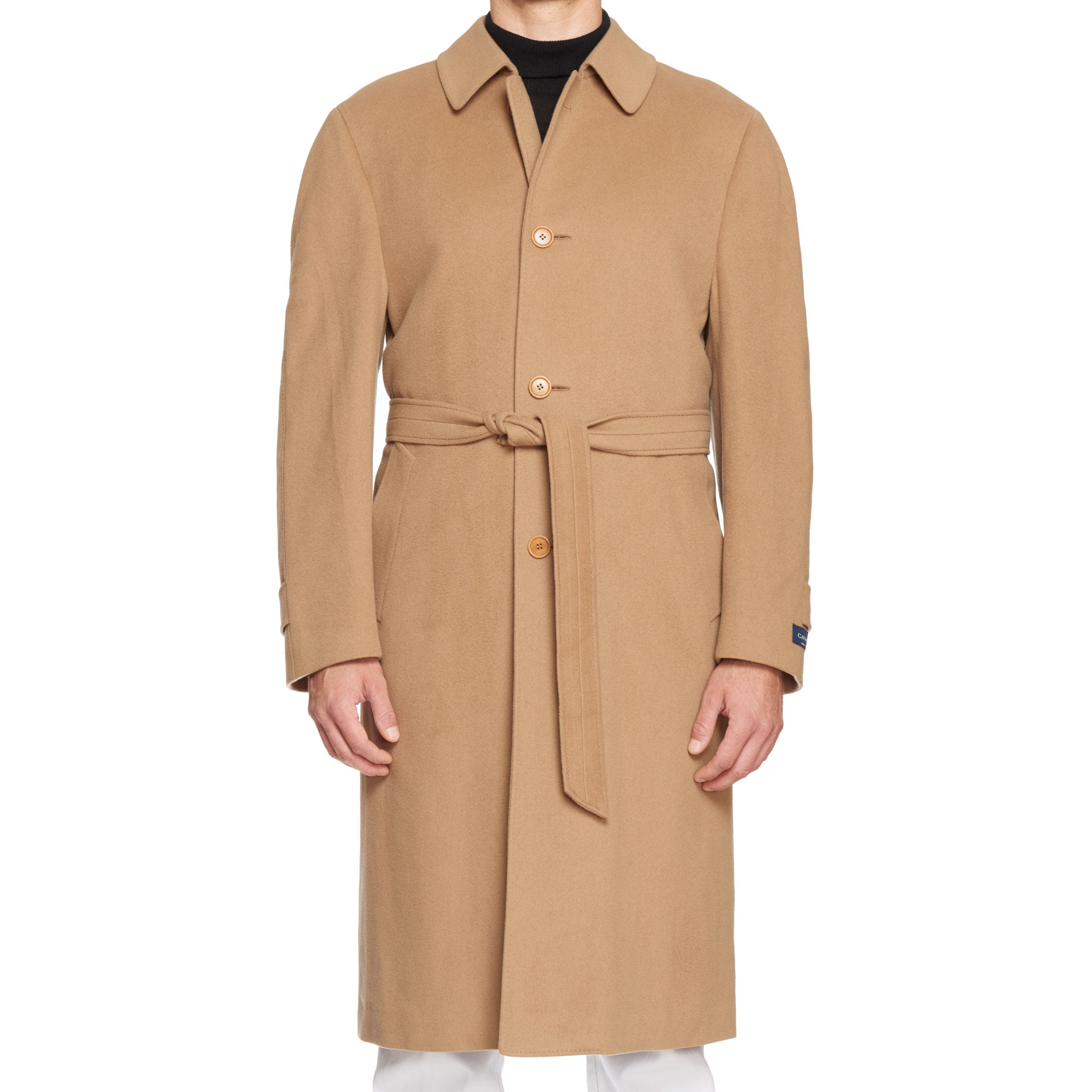 CANALI Handmade Tan Loro Piana Wool-Cashmere Overcoat XXL NEW US 46 CANALI