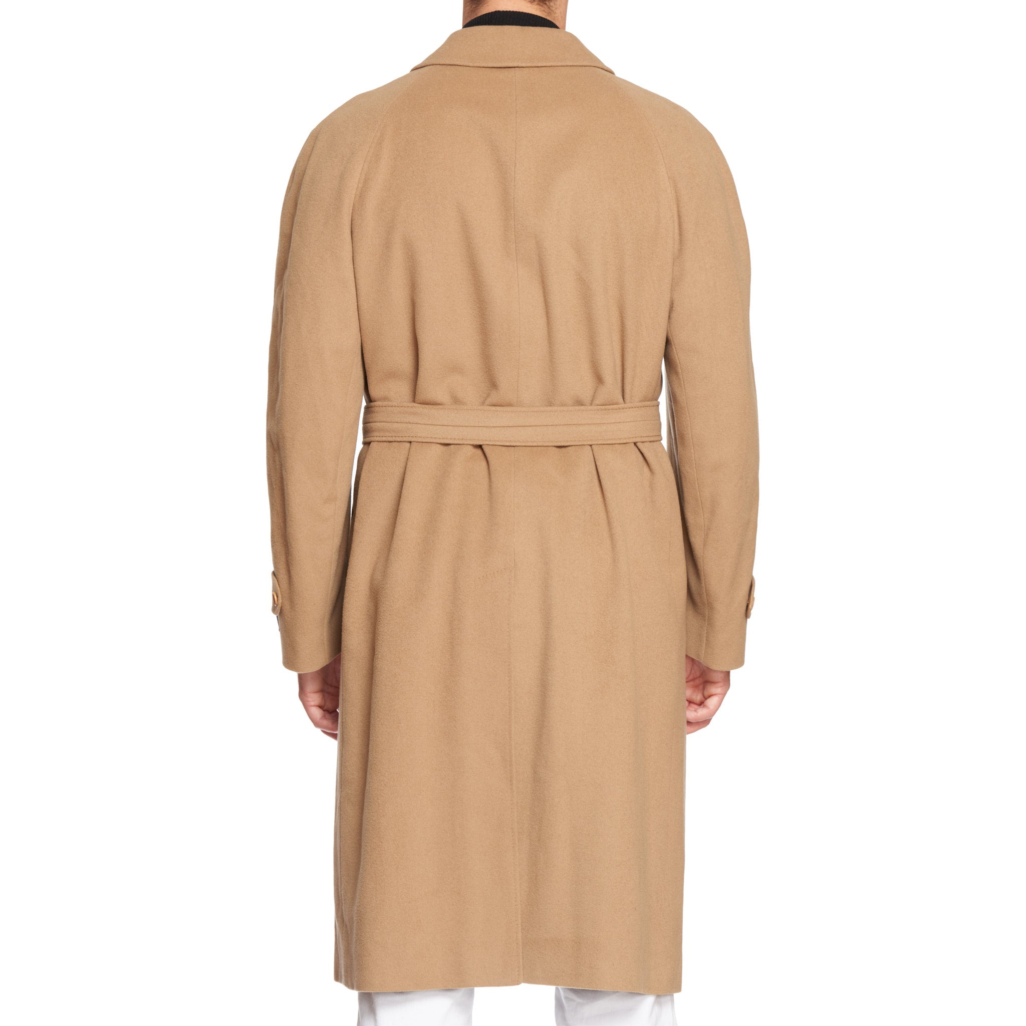 CANALI Handmade Tan Loro Piana Wool-Cashmere Overcoat XXL NEW US 46 CANALI