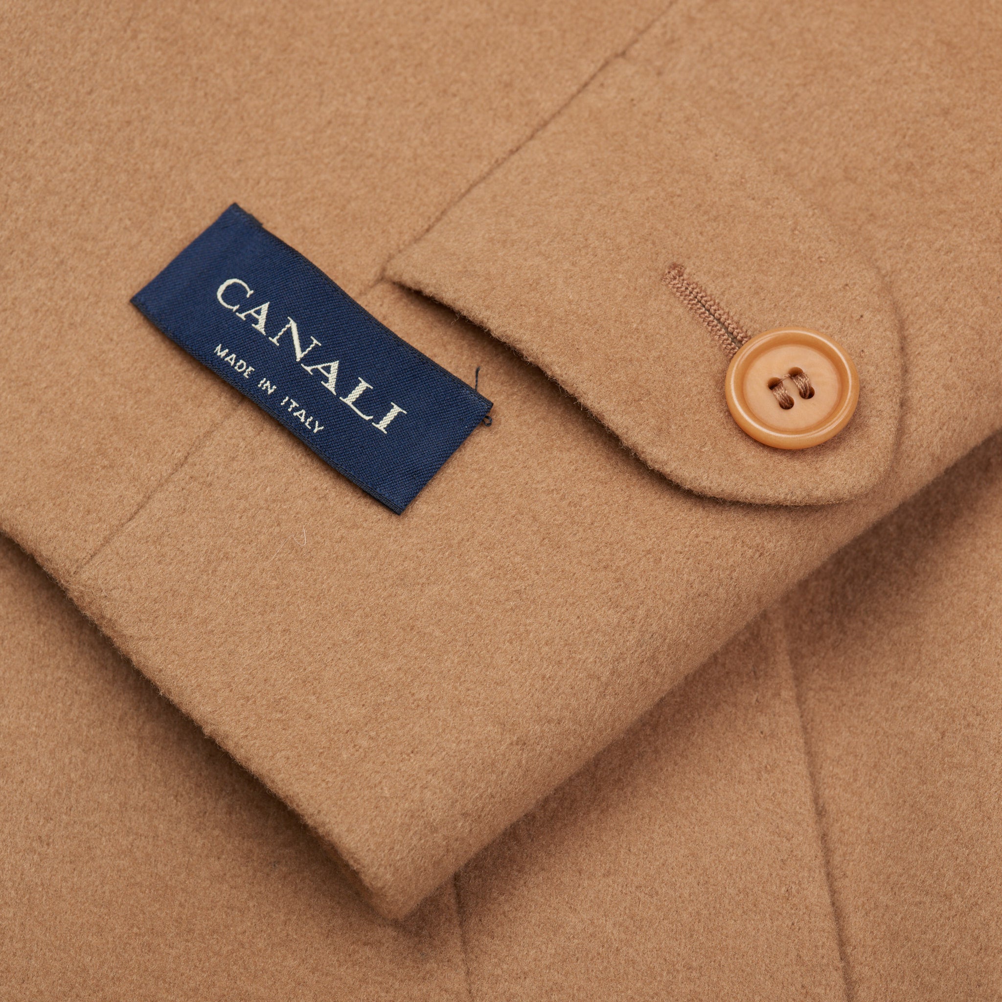 CANALI Handmade Tan Loro Piana Wool-Cashmere Overcoat XXL NEW US 46 CANALI