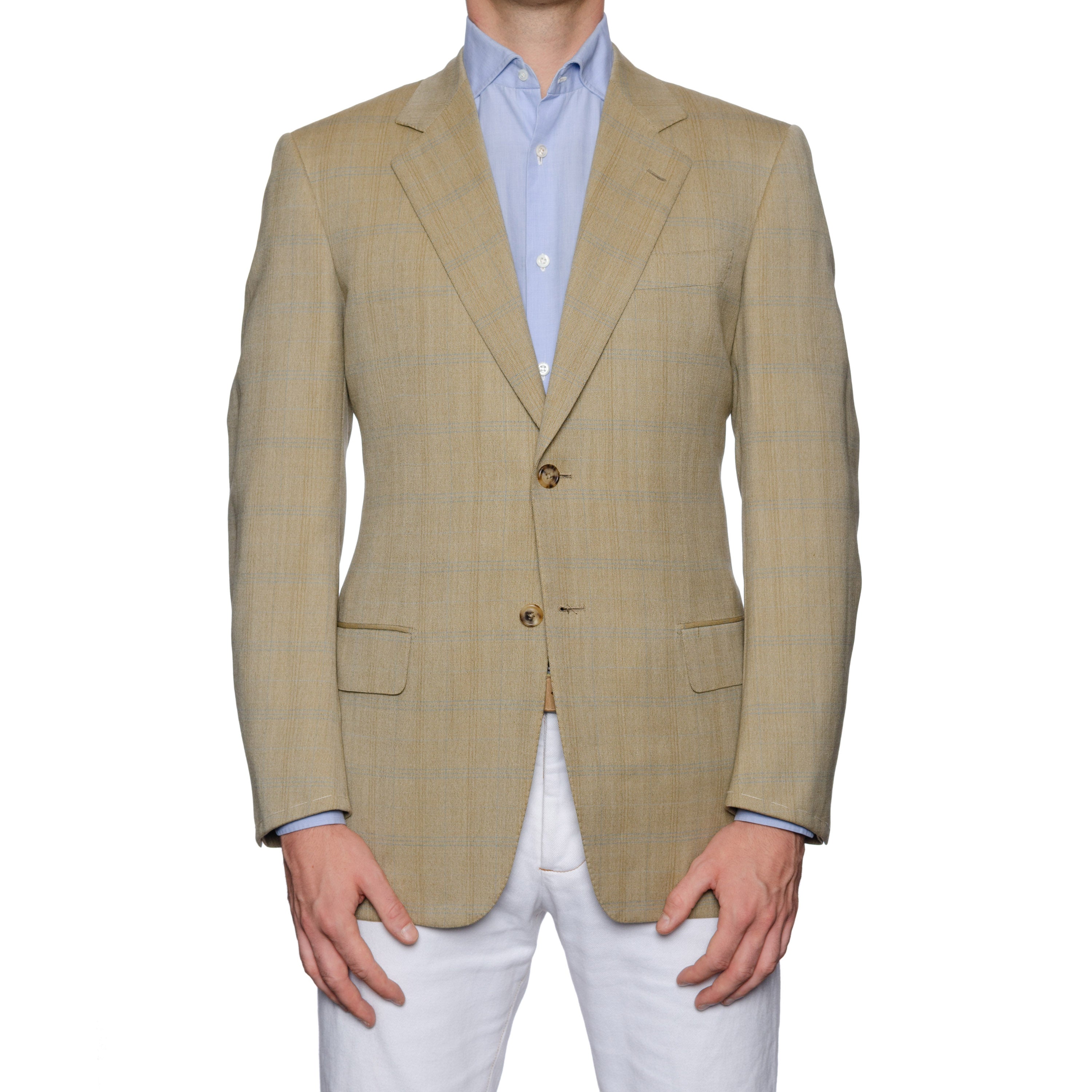 CASTANGIA 1850 Tan Wool Sport Coat Jacket EU 48 NEW US 38 CASTANGIA