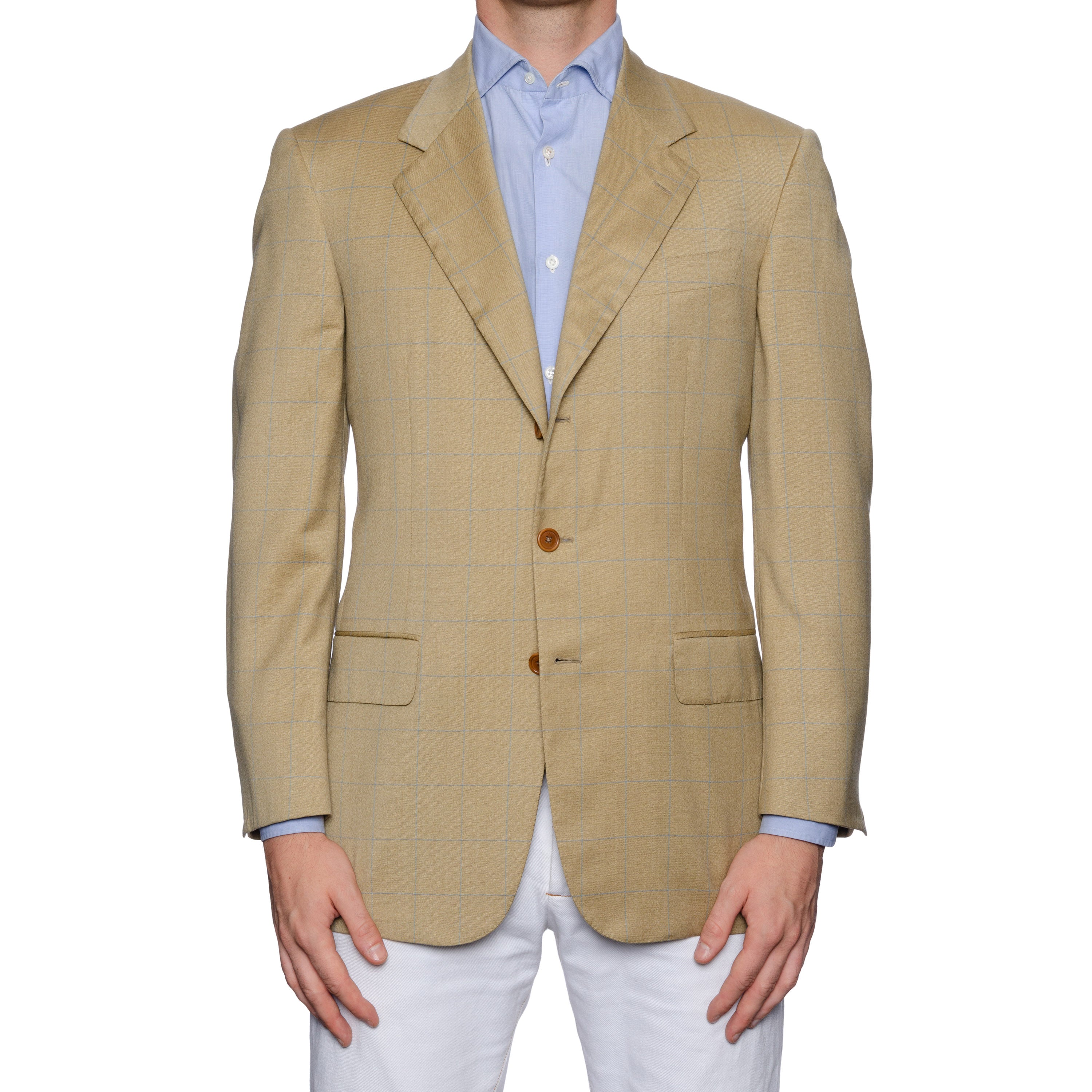 CASTANGIA 1850 Tan Wool Sport Coat Jacket EU 50 NEW US 40 CASTANGIA