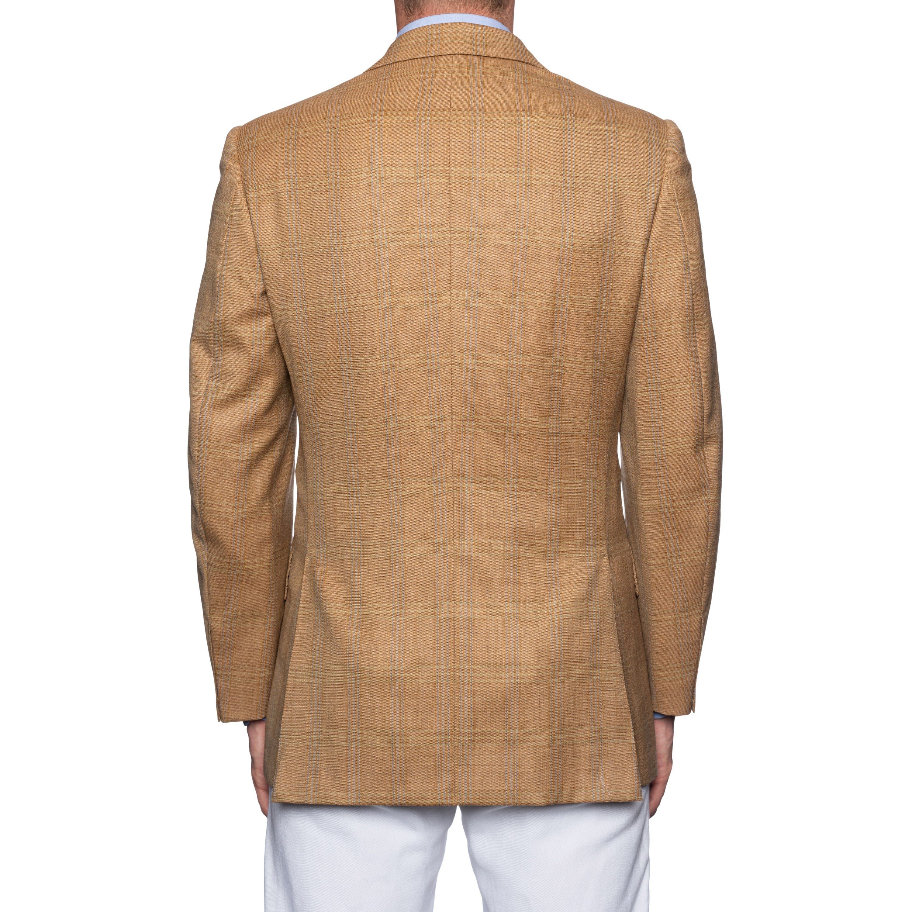 CASTANGIA 1850 Tan Plaid Wool Sport Coat Jacket NEW CASTANGIA