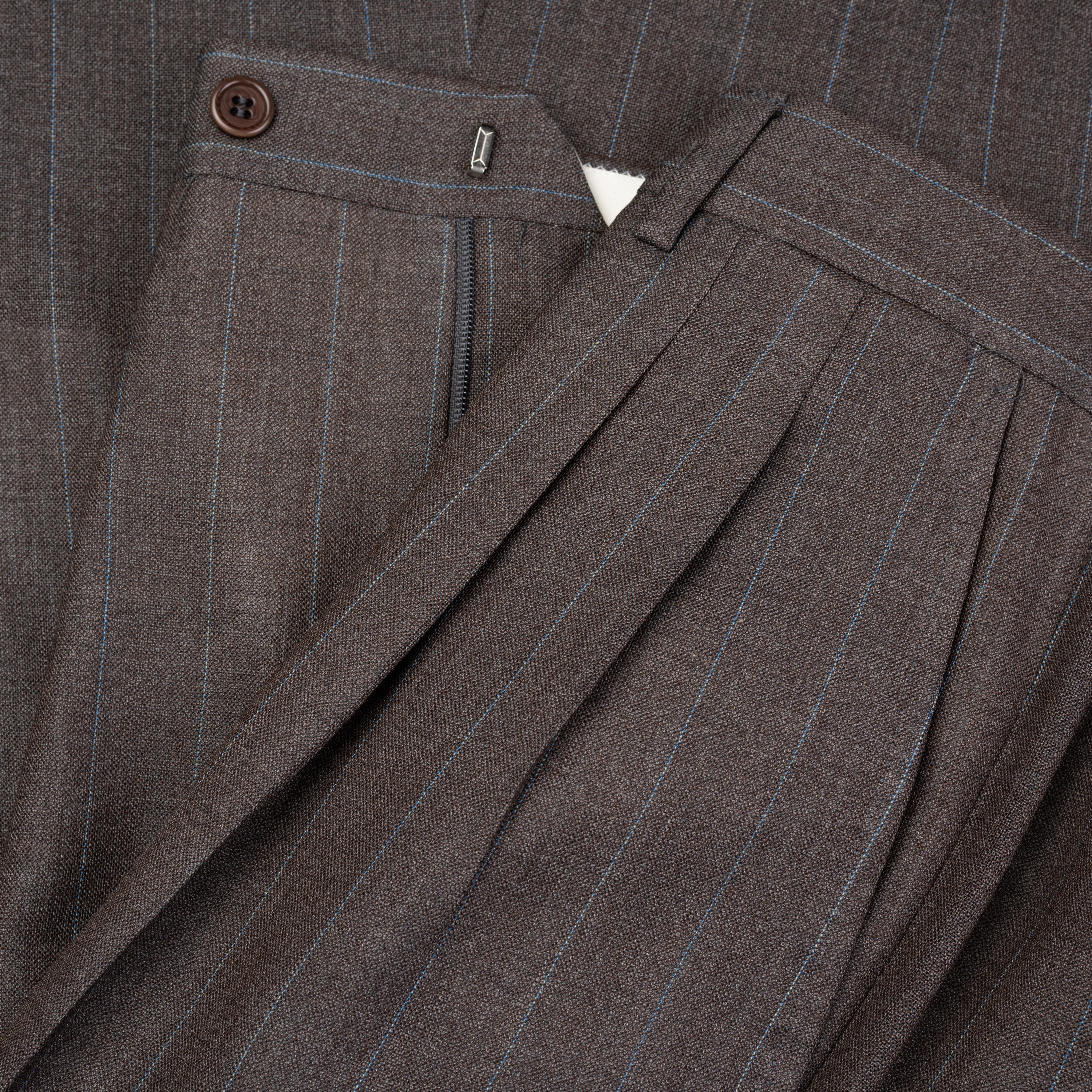 CASTANGIA 1850 Gray Striped Wool-Mohair Business Suit EU 50 NEW US 40 CASTANGIA