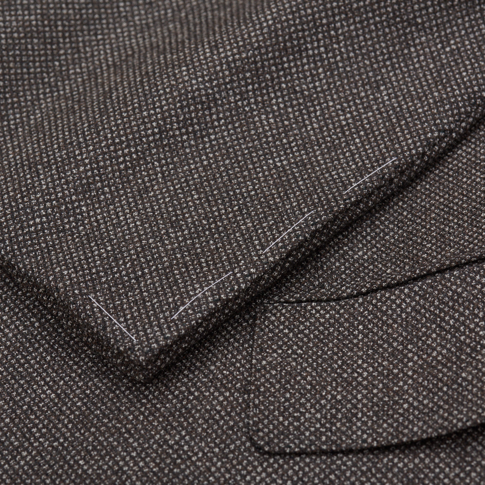 CESARE ATTOLINI Napoli Handmade Gray Birdseye Wool Suit EU 50 NEW US 40 CESARE ATTOLINI
