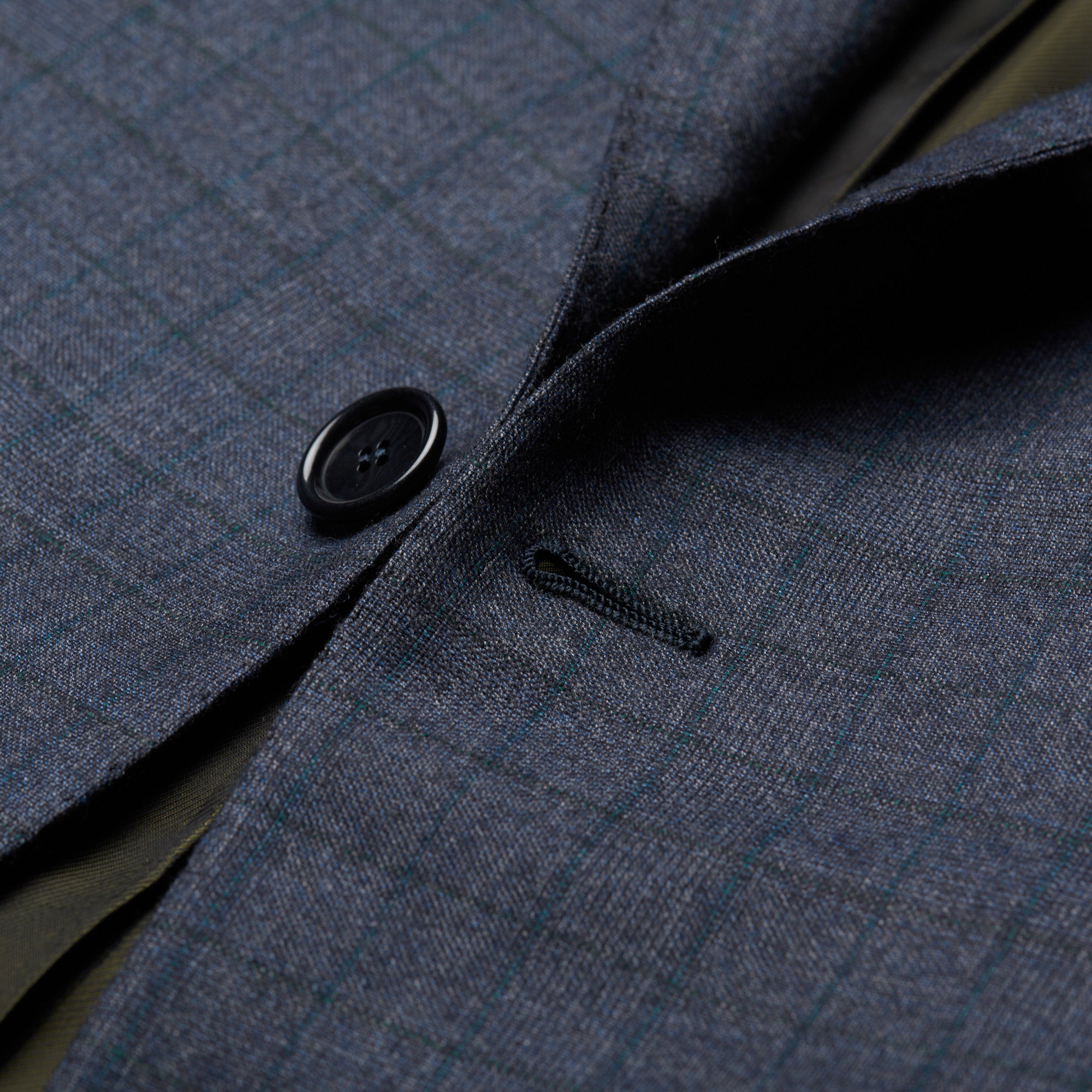 CESARE ATTOLINI Napoli Handmade Gray Plaid Wool-Silk-Cashmere Suit 54 NEW US 44 CESARE ATTOLINI