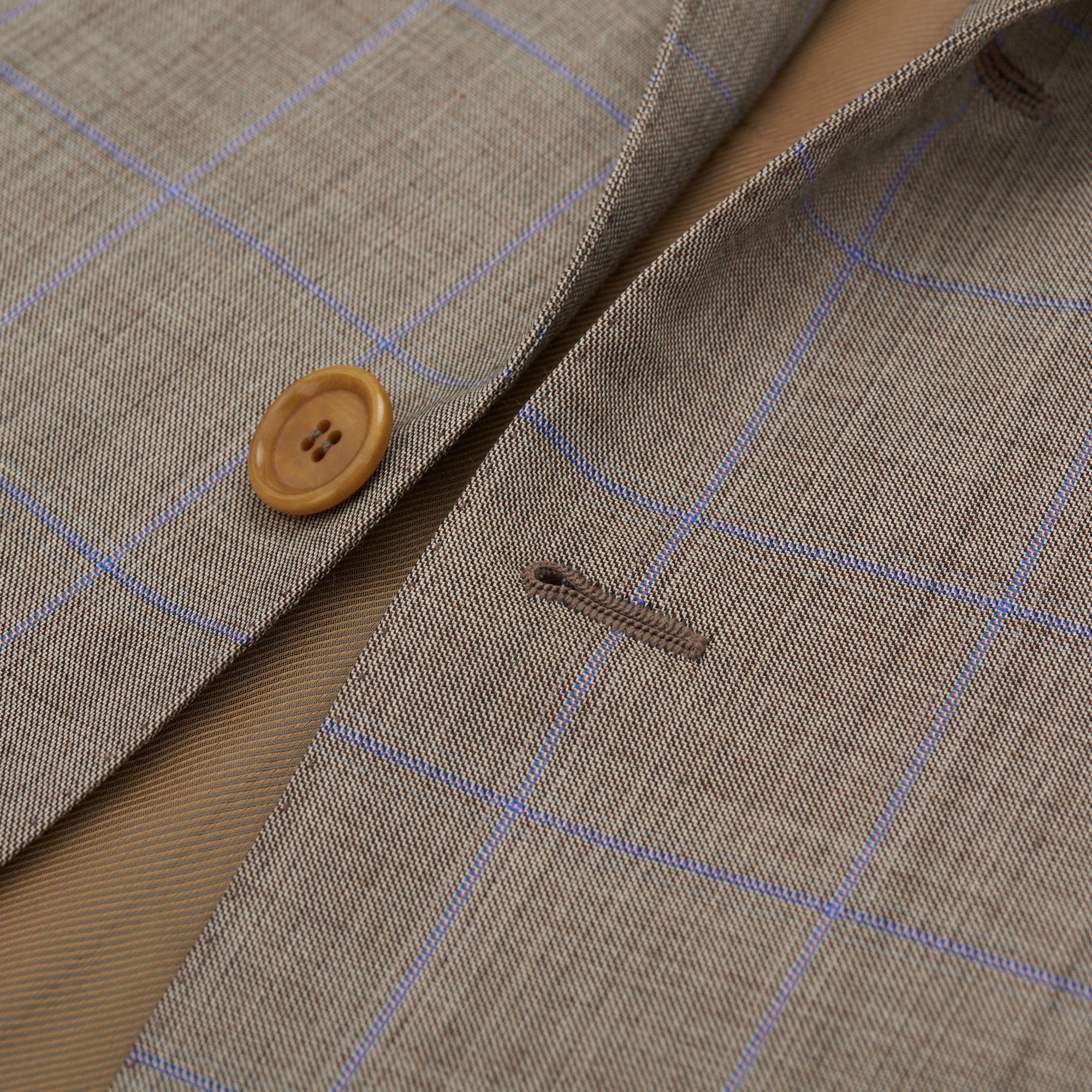 CESARE ATTOLINI Napoli Handmade Gray Plaid Wool Super 130's Suit EU 52 NEW US 42 CESARE ATTOLINI