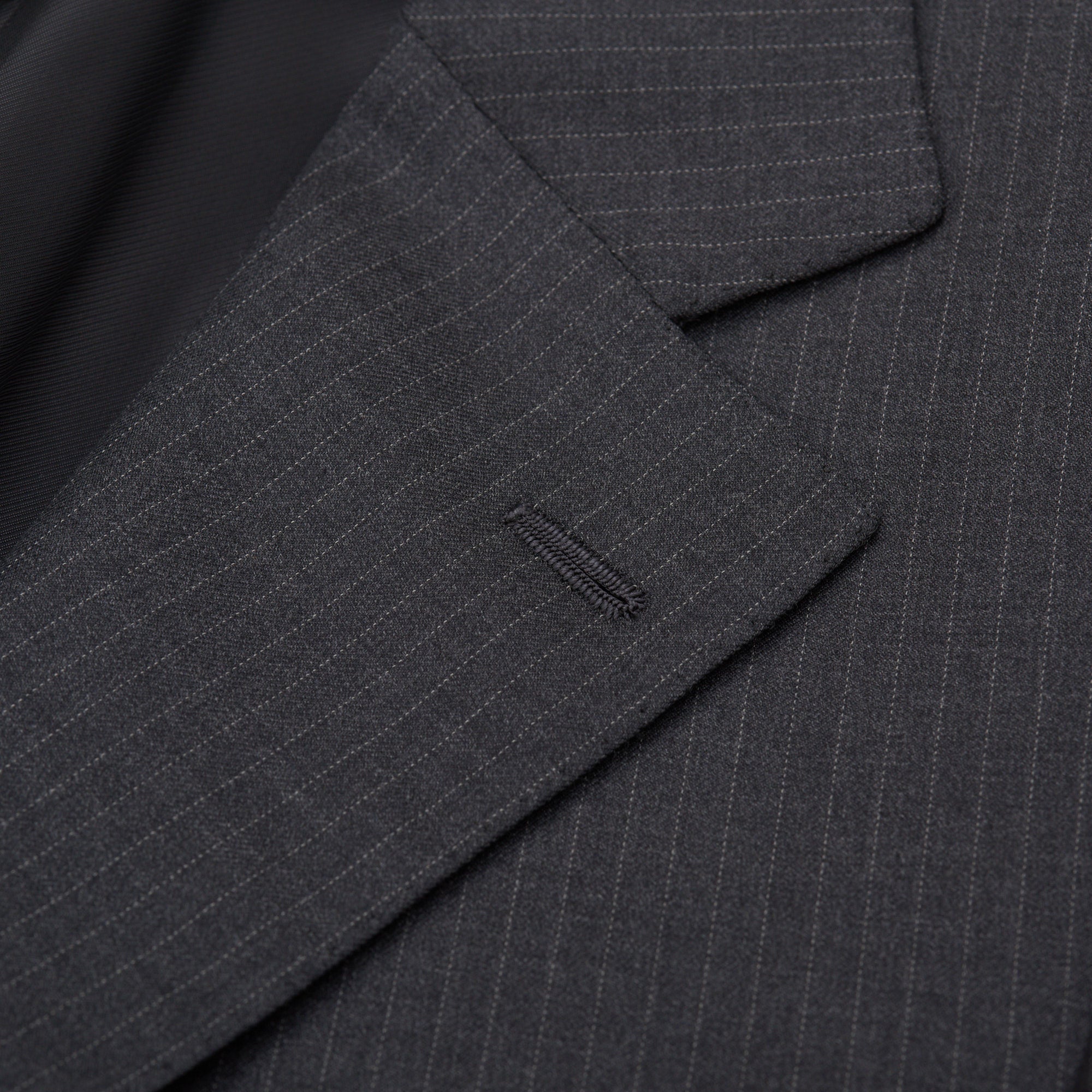 CESARE ATTOLINI Napoli Handmade Gray Striped Wool Super 150's Suit 50 NEW US 40 CESARE ATTOLINI