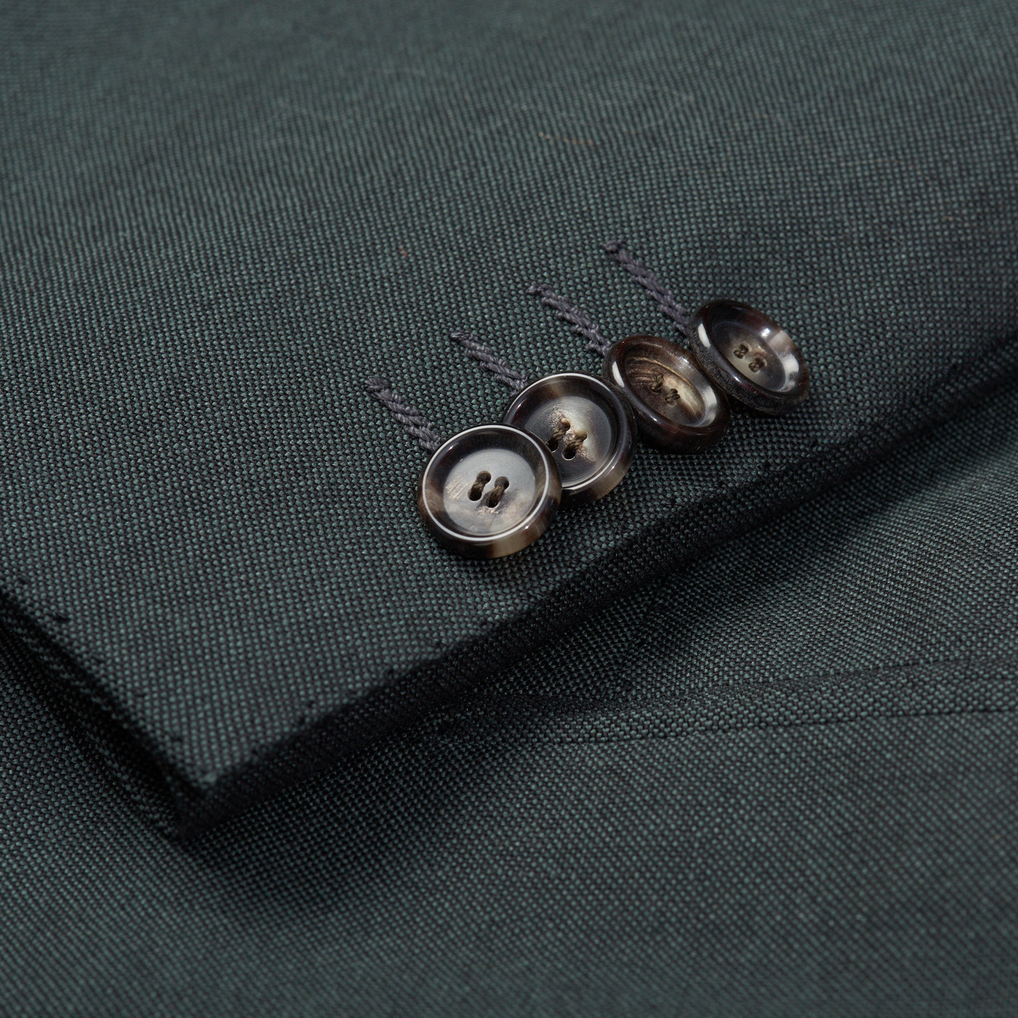 CESARE ATTOLINI Napoli Handmade Green Wool-Mohair Unlined Suit EU 50 NEW US 40 CESARE ATTOLINI