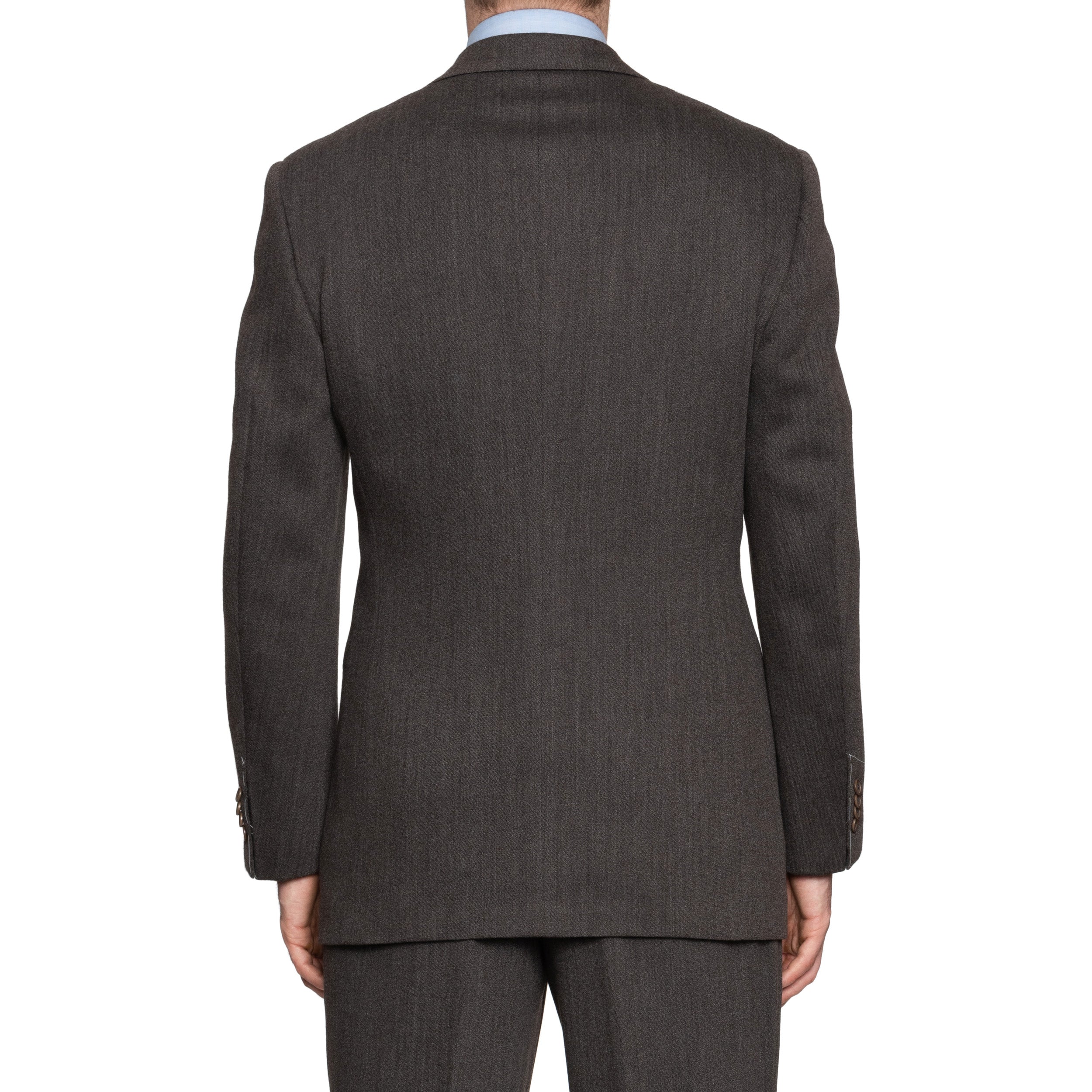 CORSOCHIARO by CASTANGIA Dark Brown Wool Suit EU 50 NEW US 40 CASTANGIA
