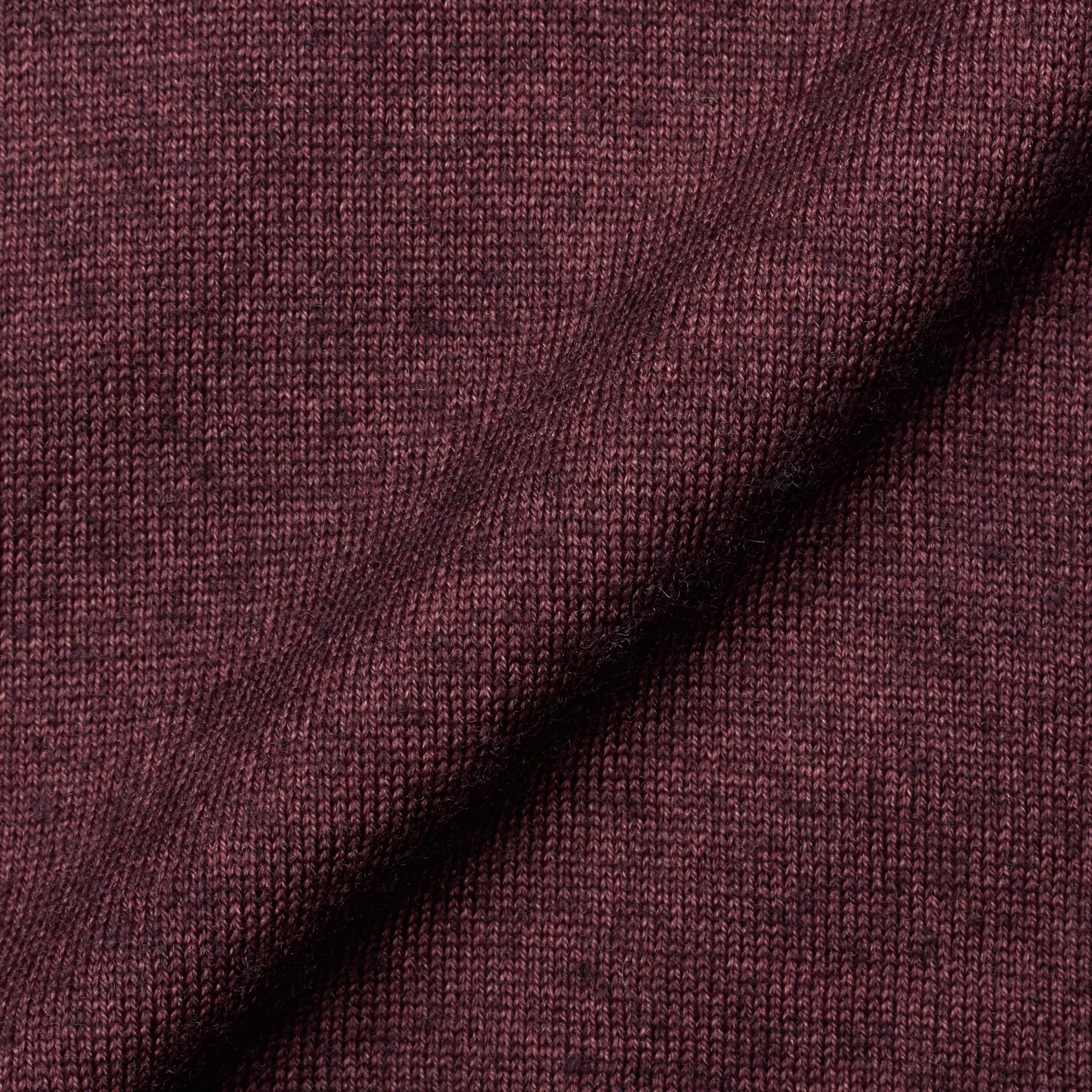 CRUCIANI Plum Wool Knit V-Neck Sweater EU 48 NEW US S CRUCIANI