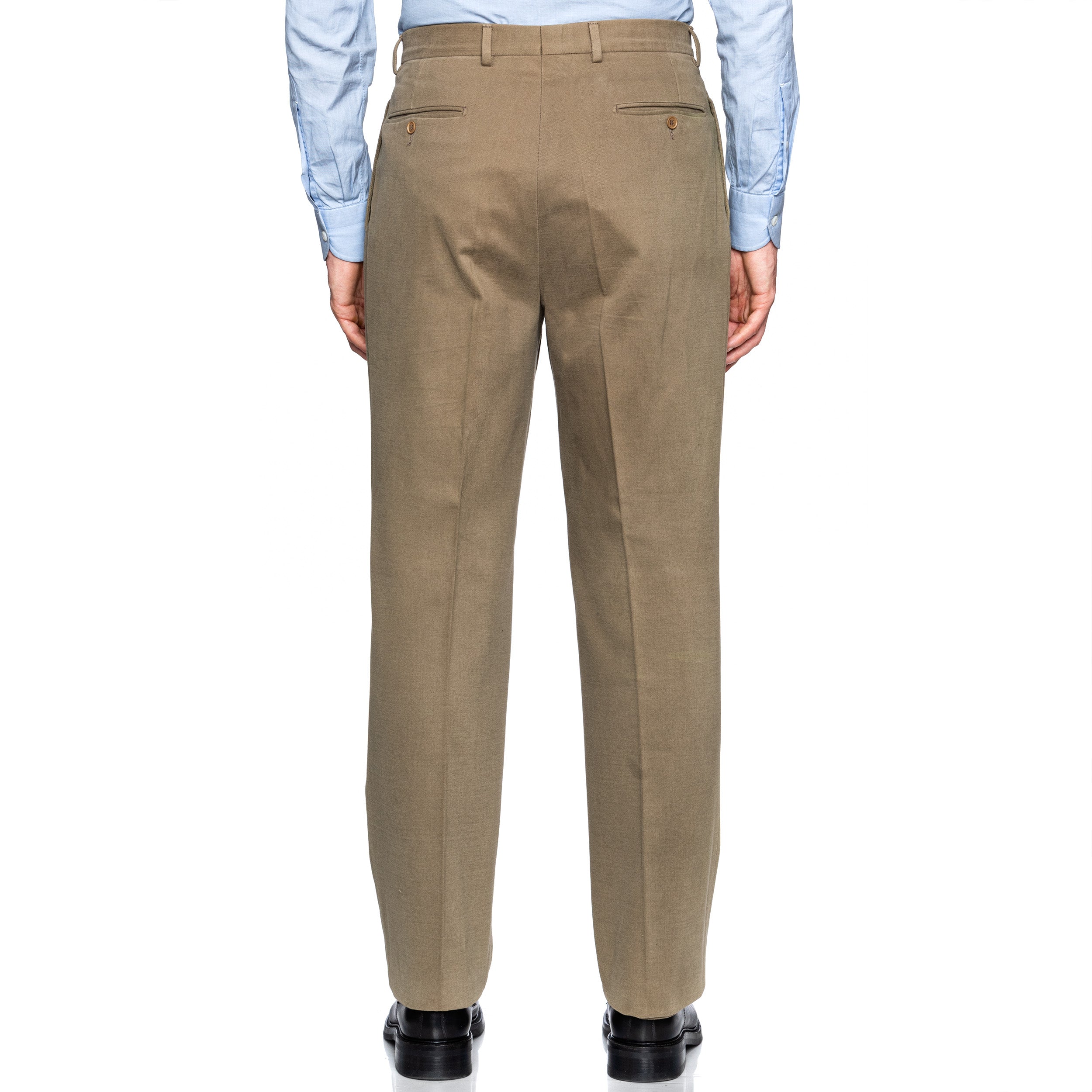 SARTORIA CASTANGIA Olive Twill Cotton Velvet Suit EU 50 NEW US 40 CASTANGIA