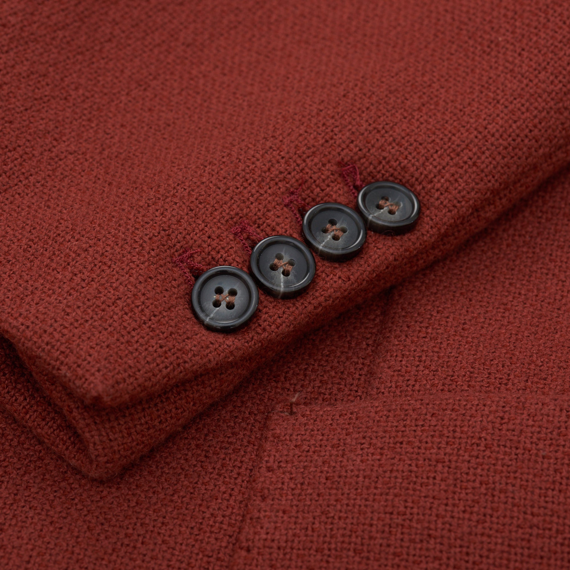 DAVID BROWN Brick Red Wool Hopsack Jacket Coat NEW Size M US 40 Slim Fit DAVID BROWN