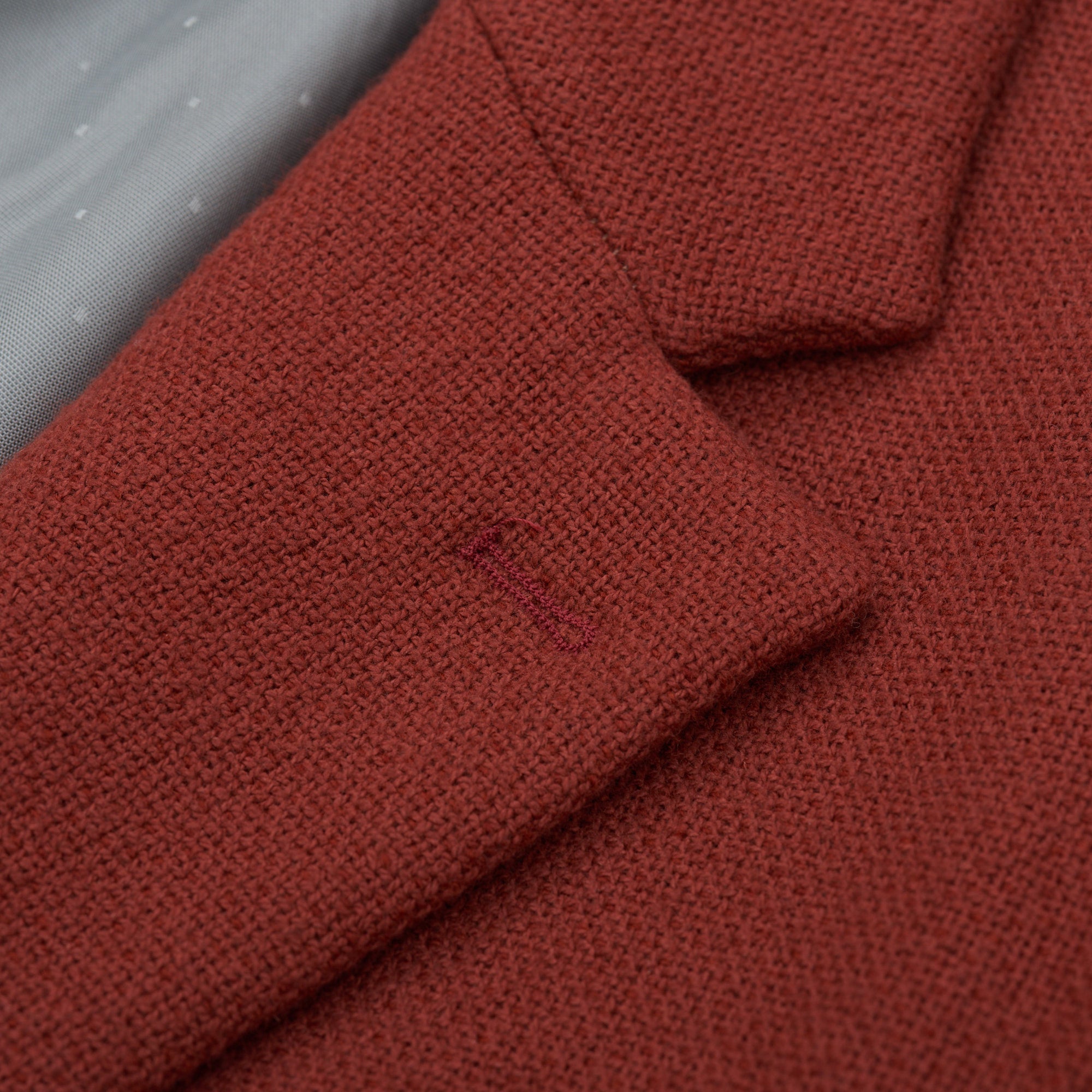 DAVID BROWN Brick Red Wool Hopsack Jacket Coat NEW Size M US 40 Slim Fit DAVID BROWN