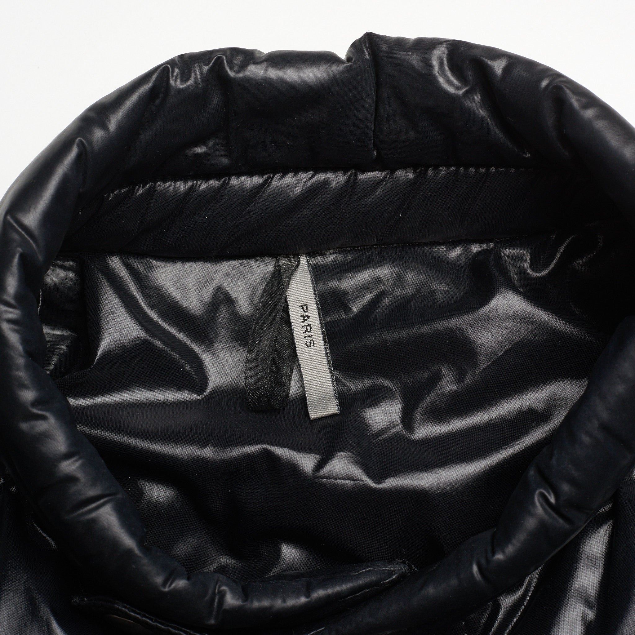 DIOR HOMME Black Down Biker Puffer Jacket EU 48 US S 8H 2008 DIOR