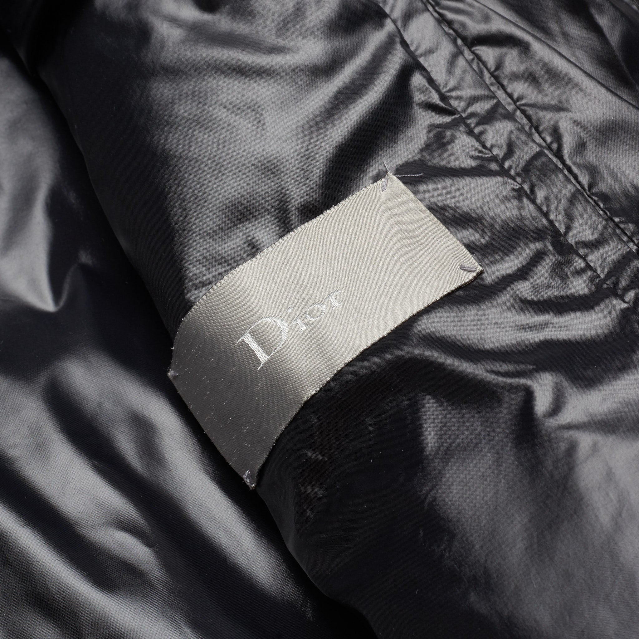 DIOR Homme Italy Black Goose Down Puffer Jacket Coat EU 50 US M 8H 2008 DIOR