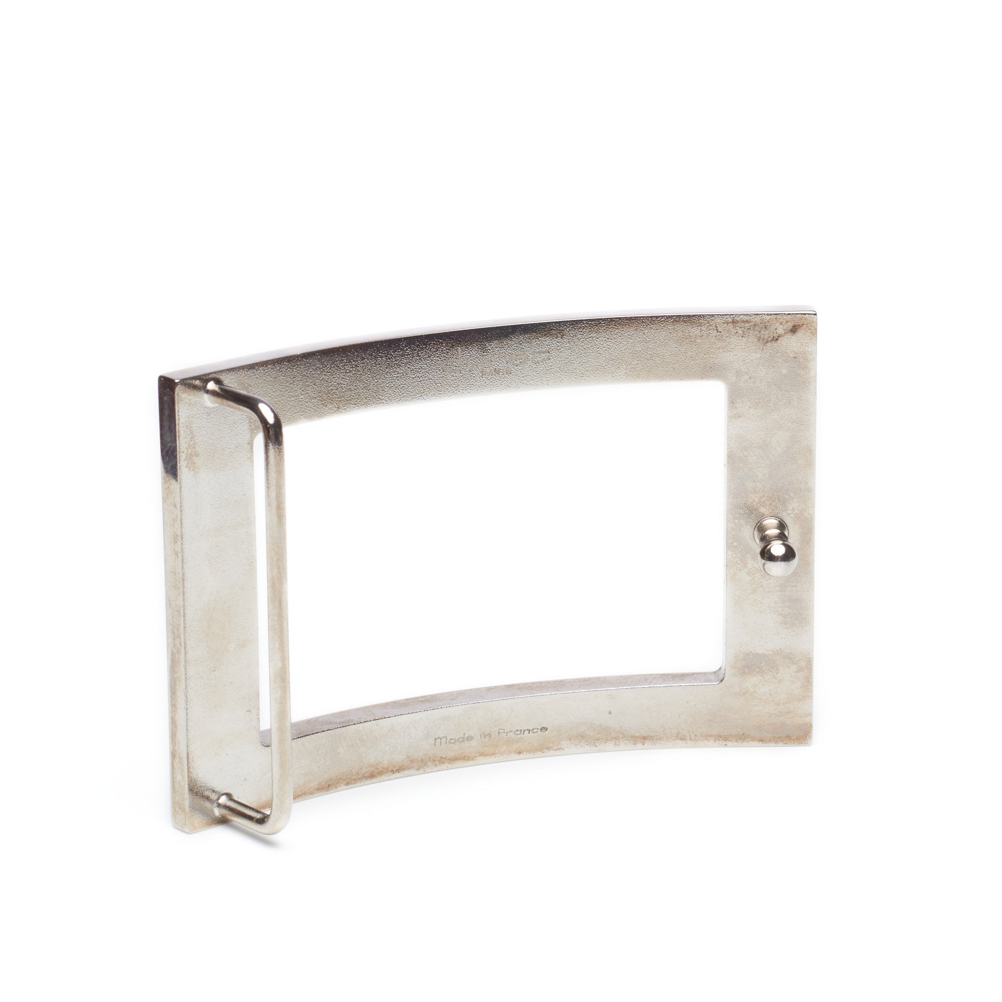 DURET Paris Tan Croco Crocodile Belt with Art Deco Buckle 37" 95cm DURET