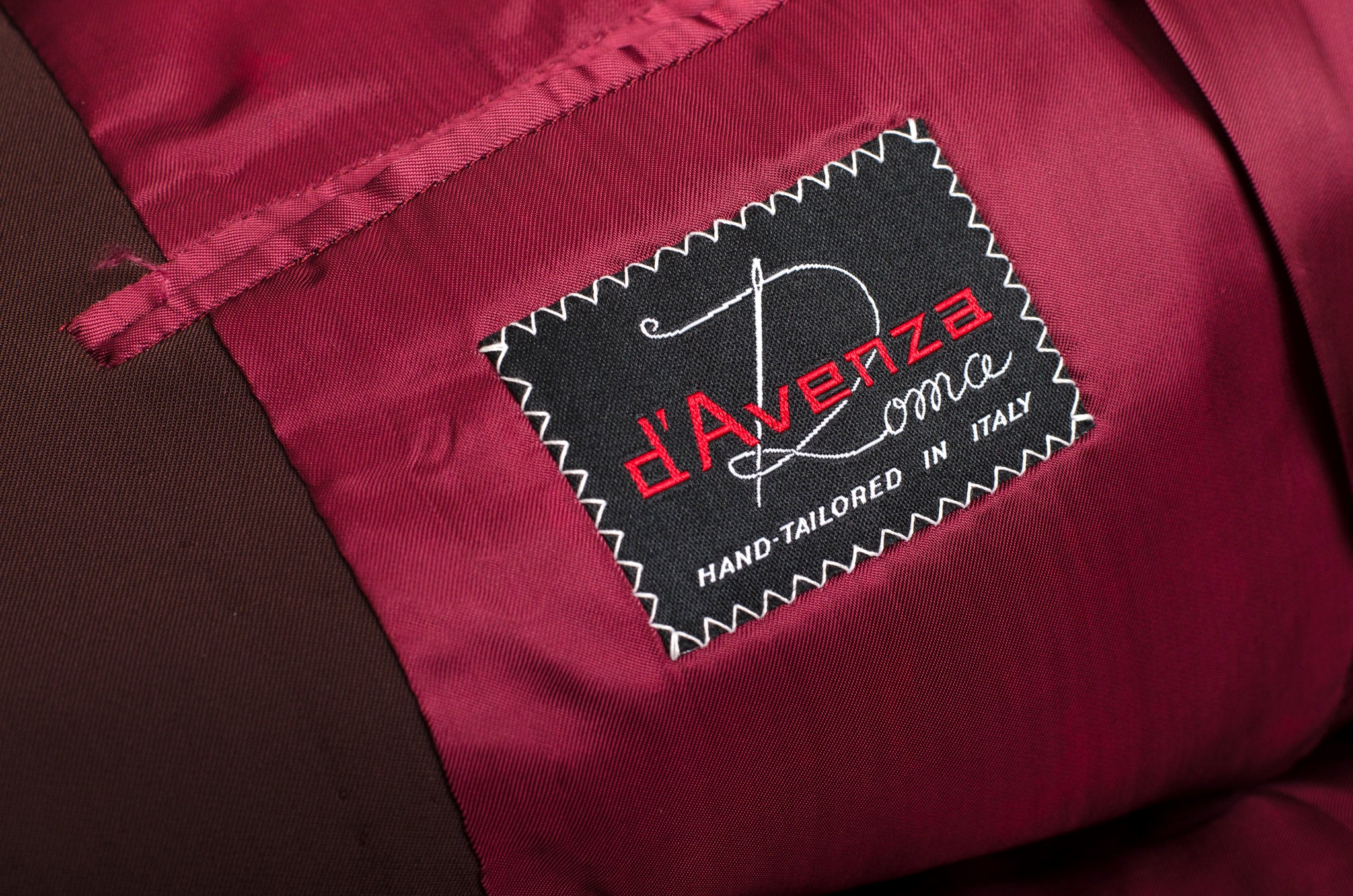 D'AVENZA Roma Handmade Burgundy "Techno" Suit EU 52 NEW US 42 D'AVENZA