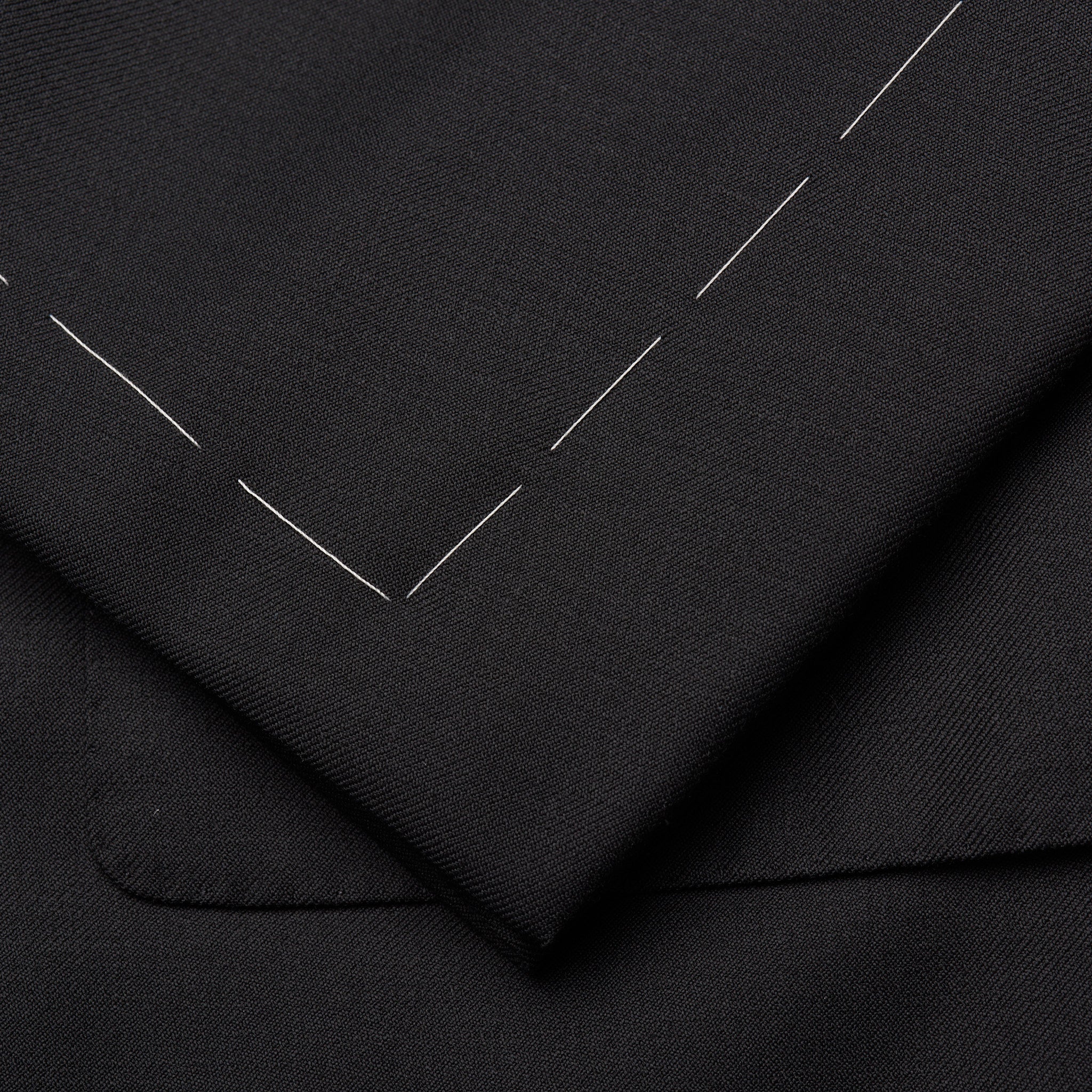 D'AVENZA for FERU Handmade Black Wool Elegant Suit EU 50 NEW US 40 D'AVENZA