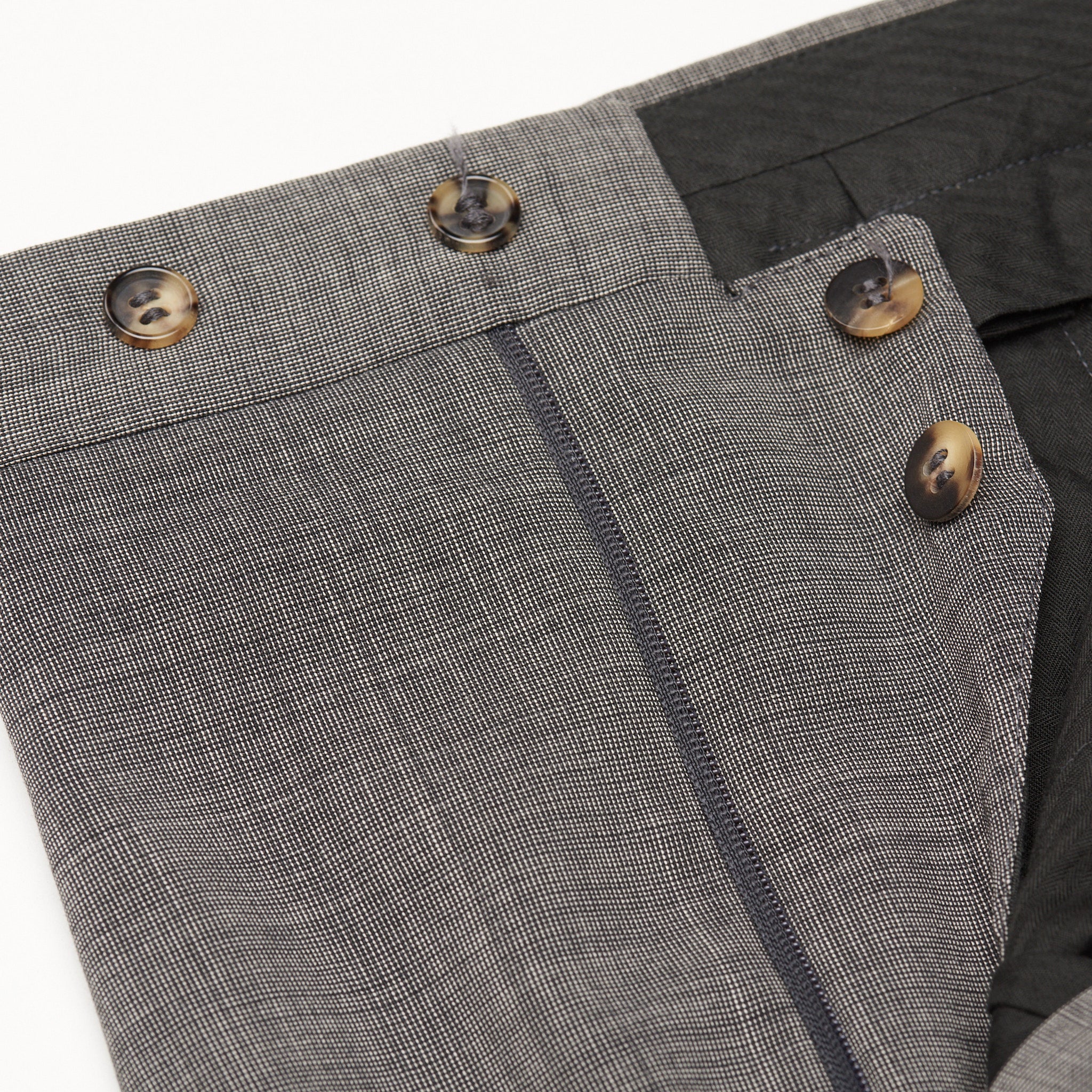 ERMENEGILDO ZEGNA "Napoli Couture XXX" Gray Wool Suit EU 54 US 42-44 ERMENEGILDO ZEGNA