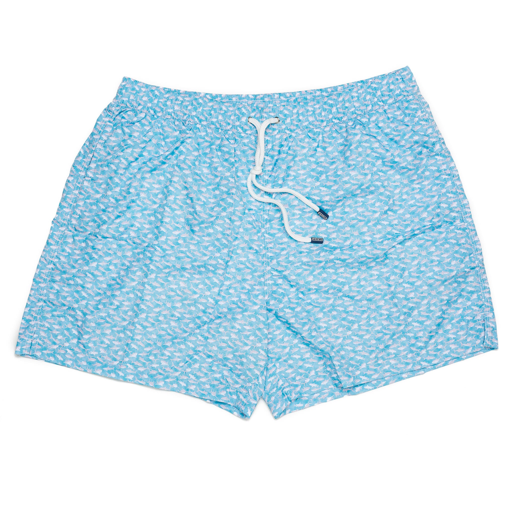 FEDELI Blue Dolphins Printed Madeira Airstop Swim Shorts Trunks NEW Size 3XL FEDELI