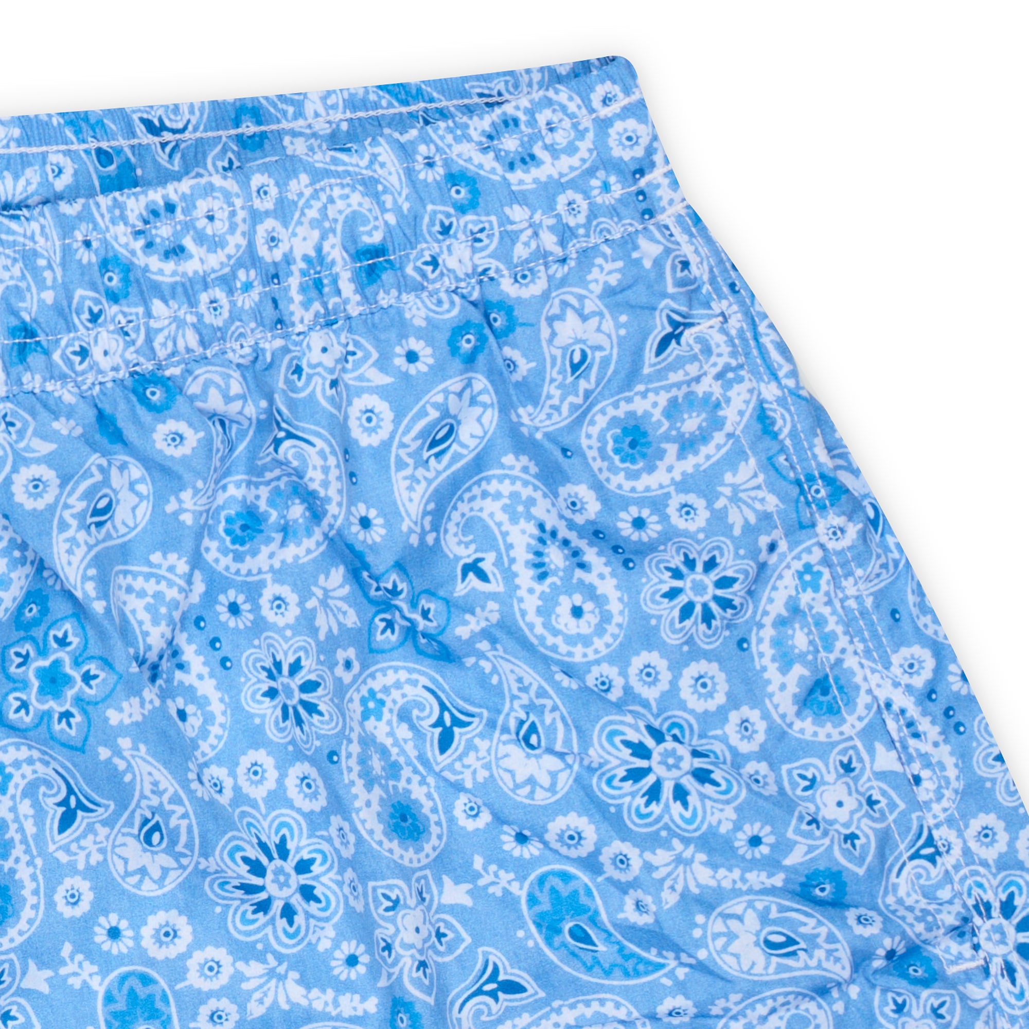 FEDELI Blue Floral Paisley Printed Madeira Airstop Swim Shorts Trunks NEW 3XL FEDELI