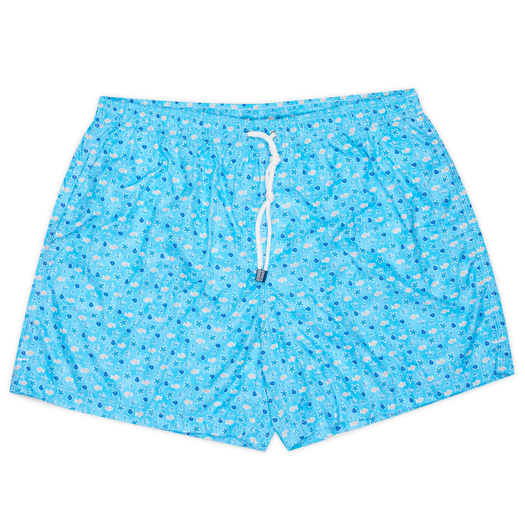 FEDELI Blue Sea Animals Print Madeira Airstop Swim Shorts Trunks NEW 3XL FEDELI