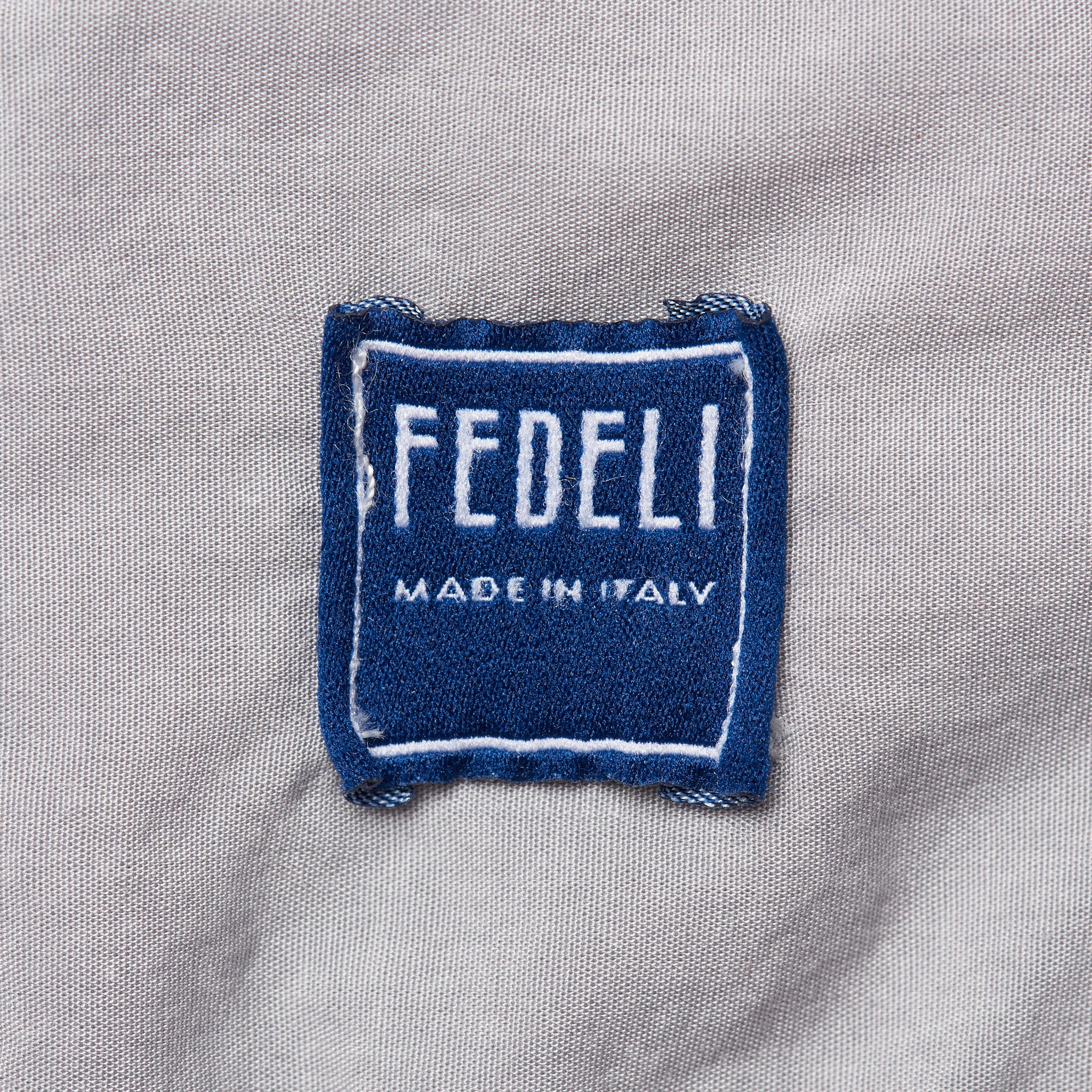 FEDELI Gray Poplin Cotton Casual Shirt EU 40 NEW US 15.75 FEDELI
