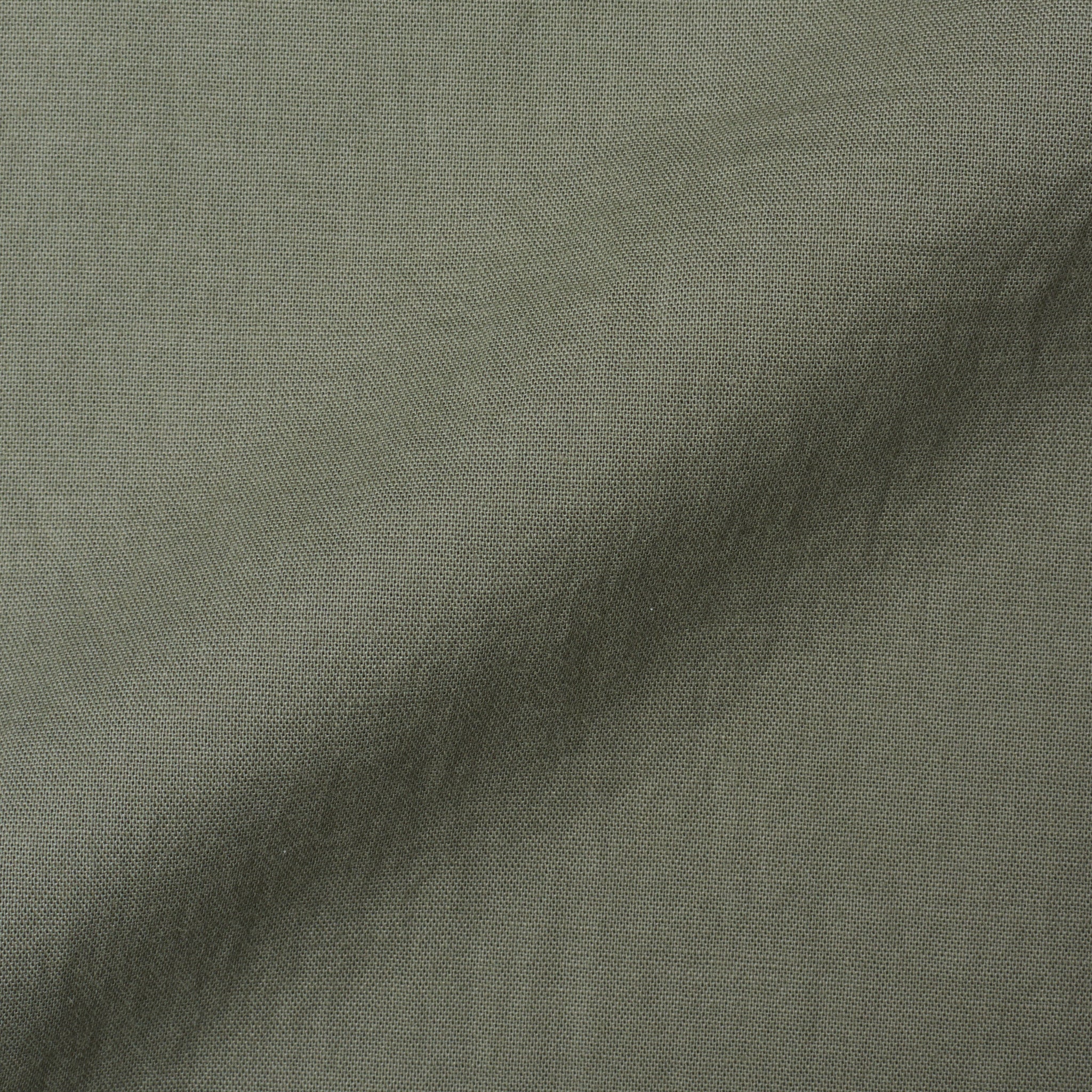 FEDELI Olive Panamino Cotton Long Sleeve Casual Shirt EU 43 NEW US 17 FEDELI
