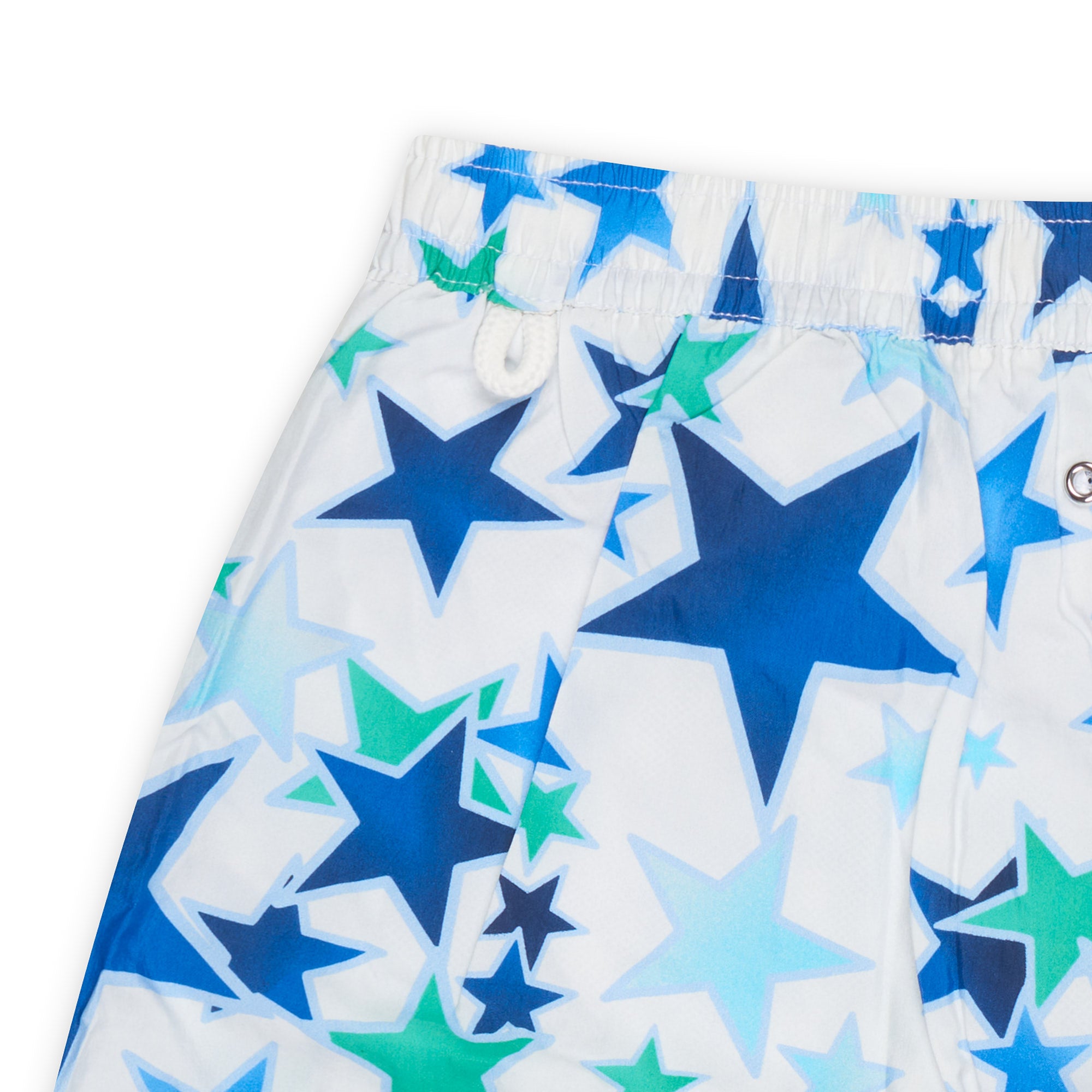 FEDELI White Star Print "Costume" Airstop Swim Shorts Trunks NEW 2XL FEDELI
