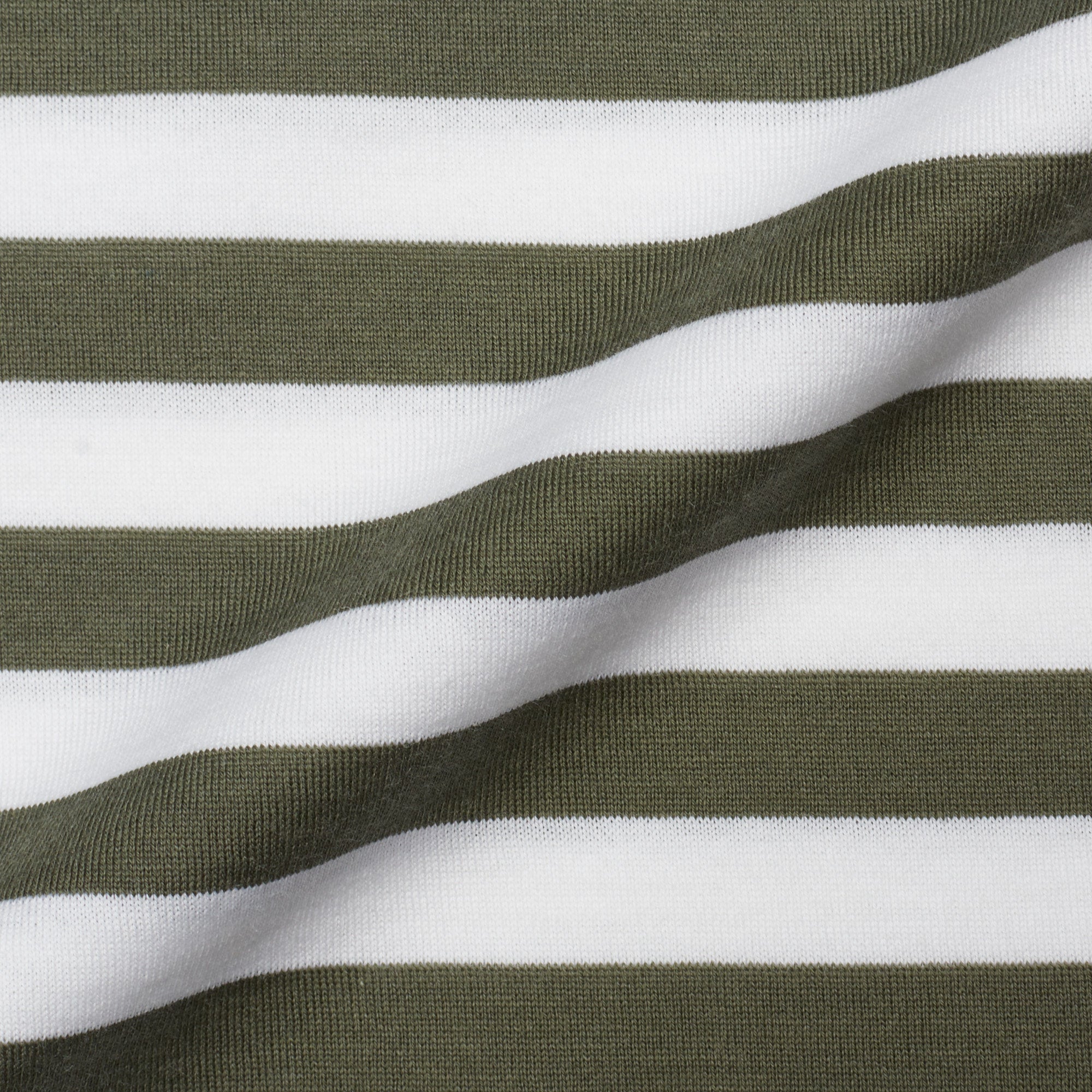 FEDELI "Florida" Olive Striped Cotton Jersey Long Sleeve Polo Shirt EU 56 NEW US 2XL FEDELI