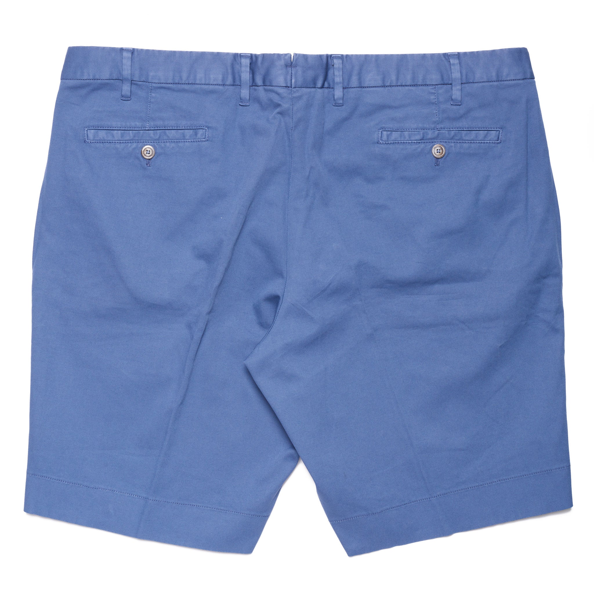 FEDELI "Moon" Blue Cotton Twill Casual Bermuda Shorts EU 56 NEW US 40 FEDELI