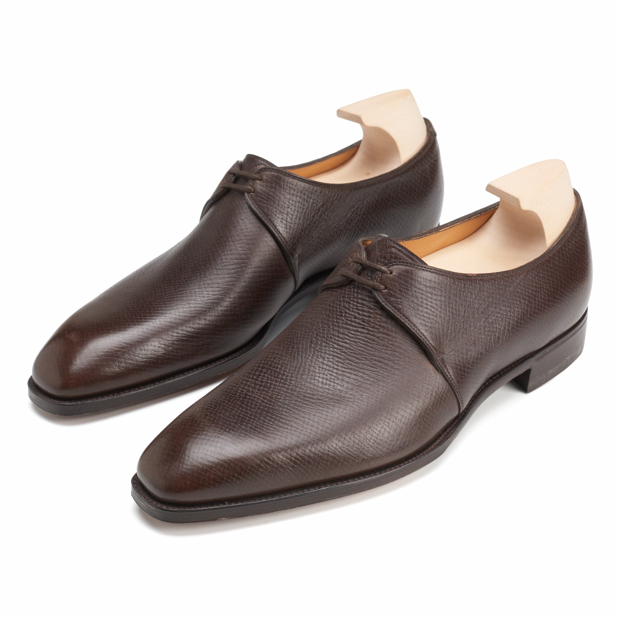 GAZIANO & GIRLING "Wilde" Brown Derby Dress Shoes UK 8E NEW US 8.5 Last MH71 GAZIANO & GIRLING