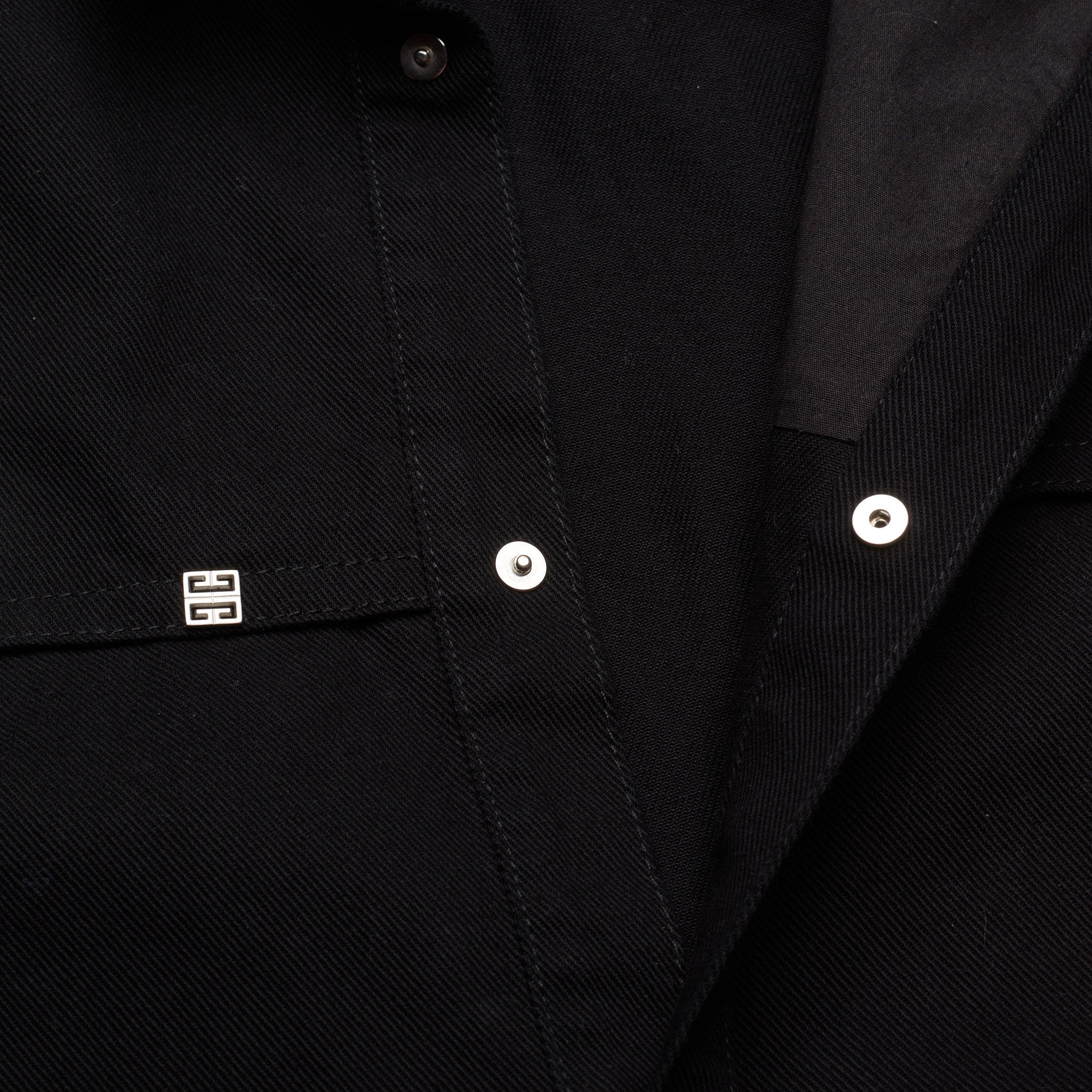 GIVENCHY Paris Black Denim Shirt Jacket NEW Size XL GIVENCHY