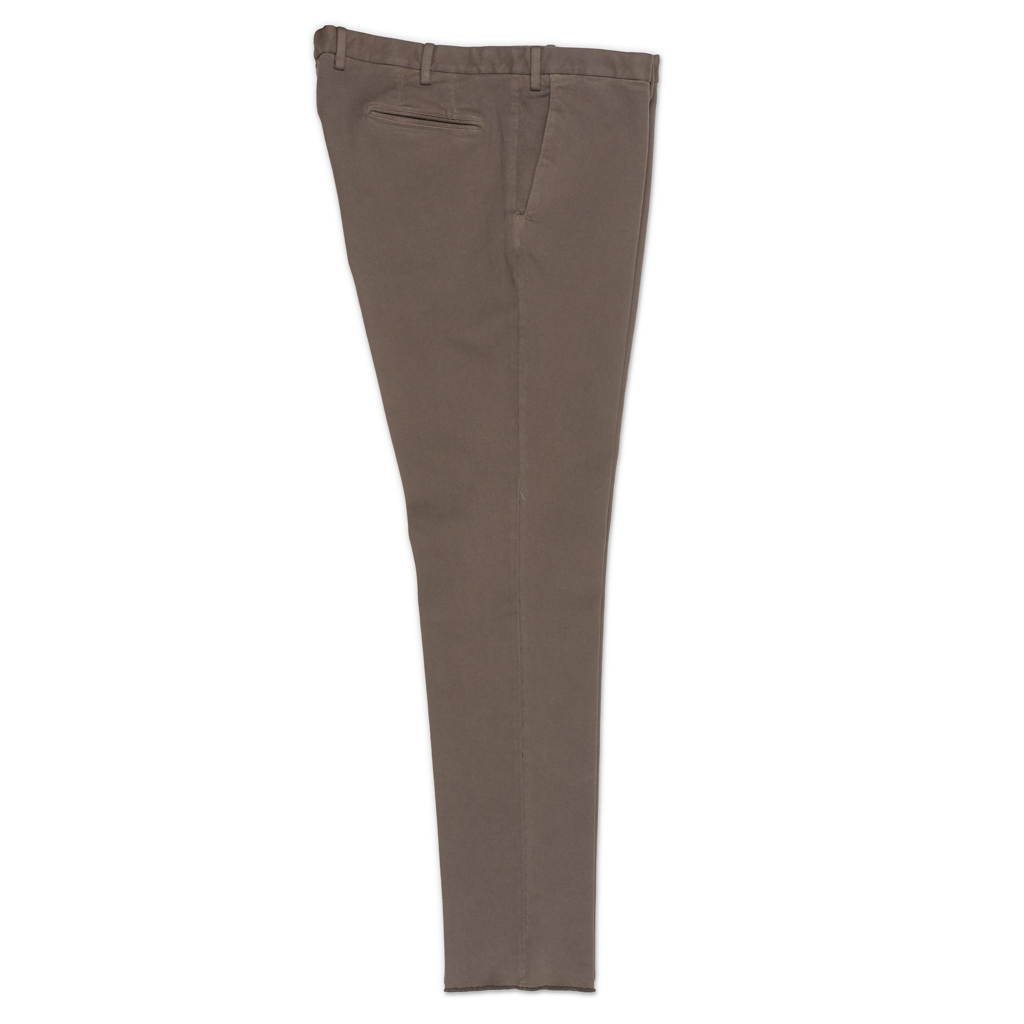 INCOTEX (Slowear) Gray Twill Cotton Flat Front Pants EU 60 NEW US 44 Slim Fit INCOTEX