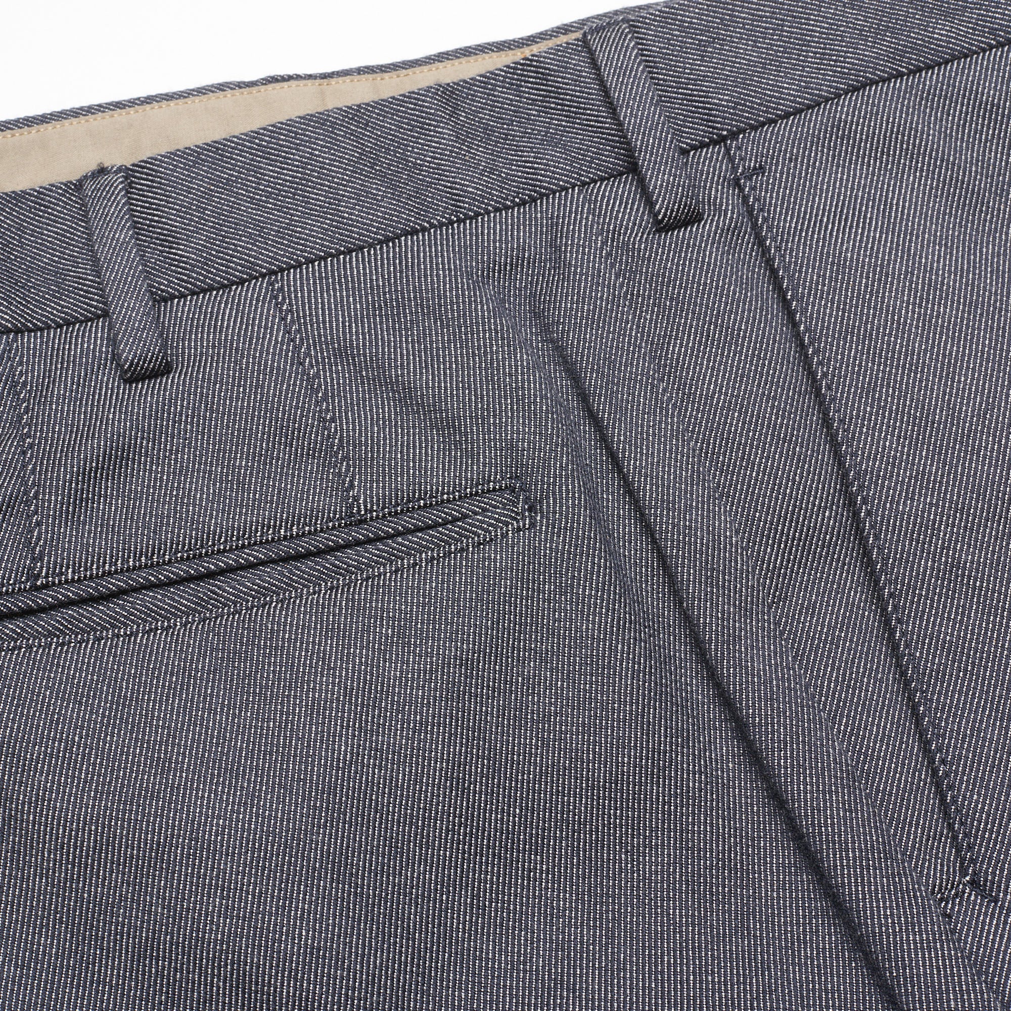 INCOTEX (Slowear) Gray Wool-Cotton Twill Pants EU 58 NEW US 42 Slim Fit INCOTEX
