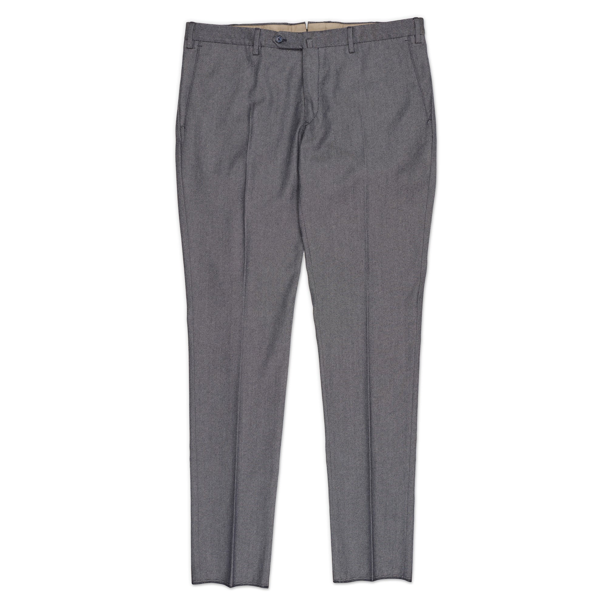 INCOTEX (Slowear) Gray Wool-Cotton Twill Pants EU 58 NEW US 42 Slim Fit INCOTEX