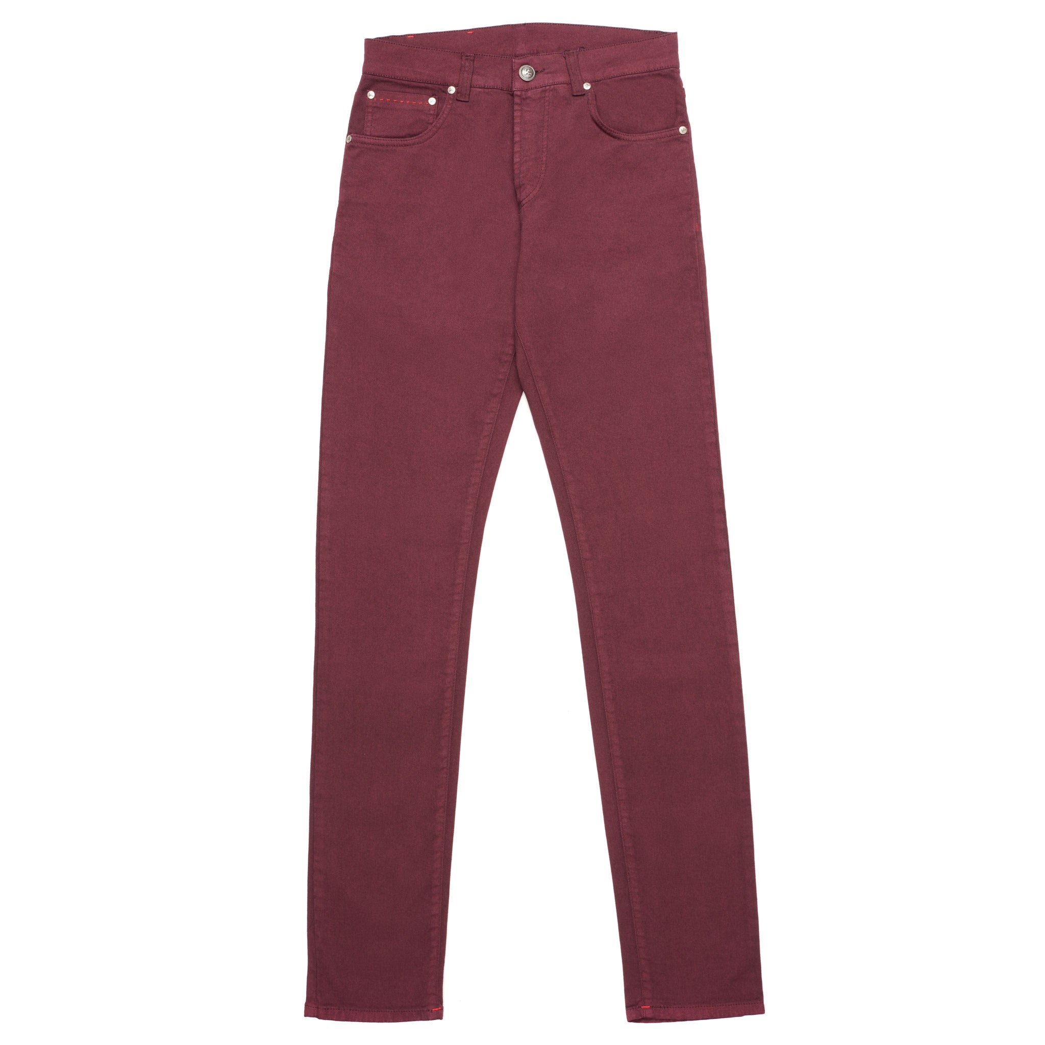 ISAIA Napoli Purple Denim Stretch Jeans Pants NEW Slim Fit ISAIA