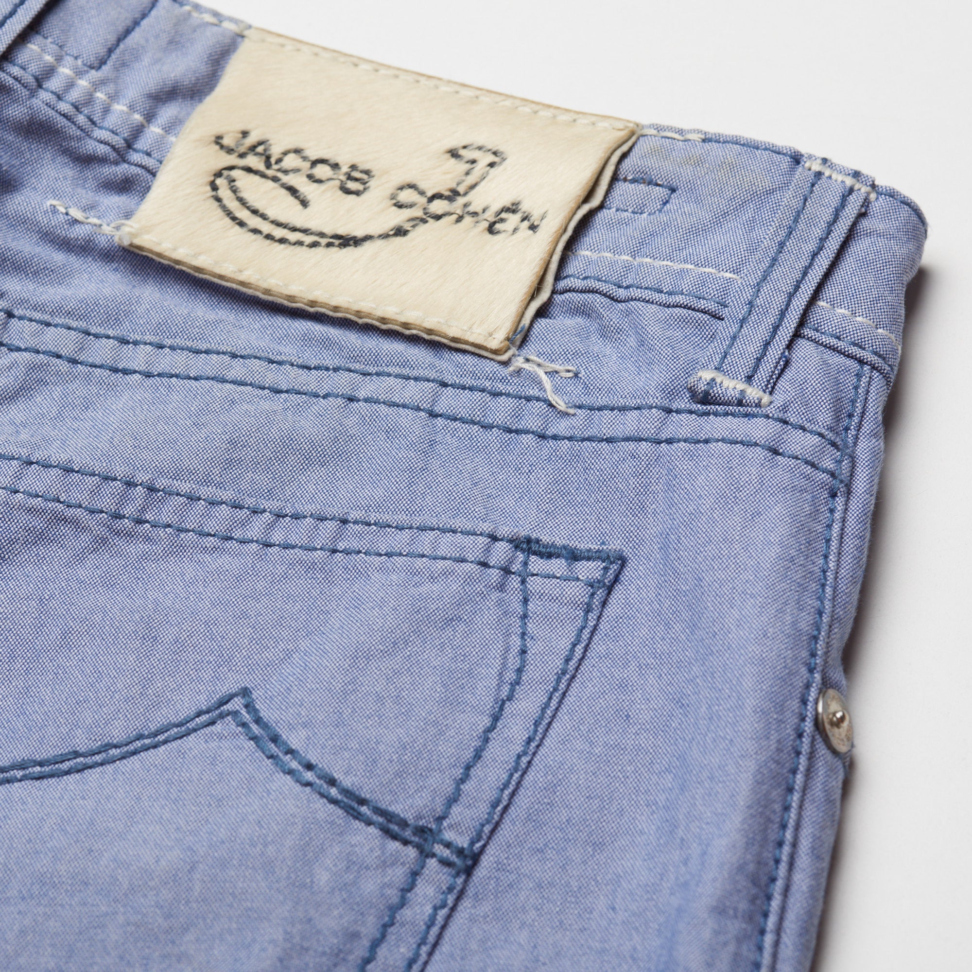 JACOB COHEN J688 Comfort Blue Cotton Stretch Slim Fit Jeans Pants US 33 JACOB COHEN