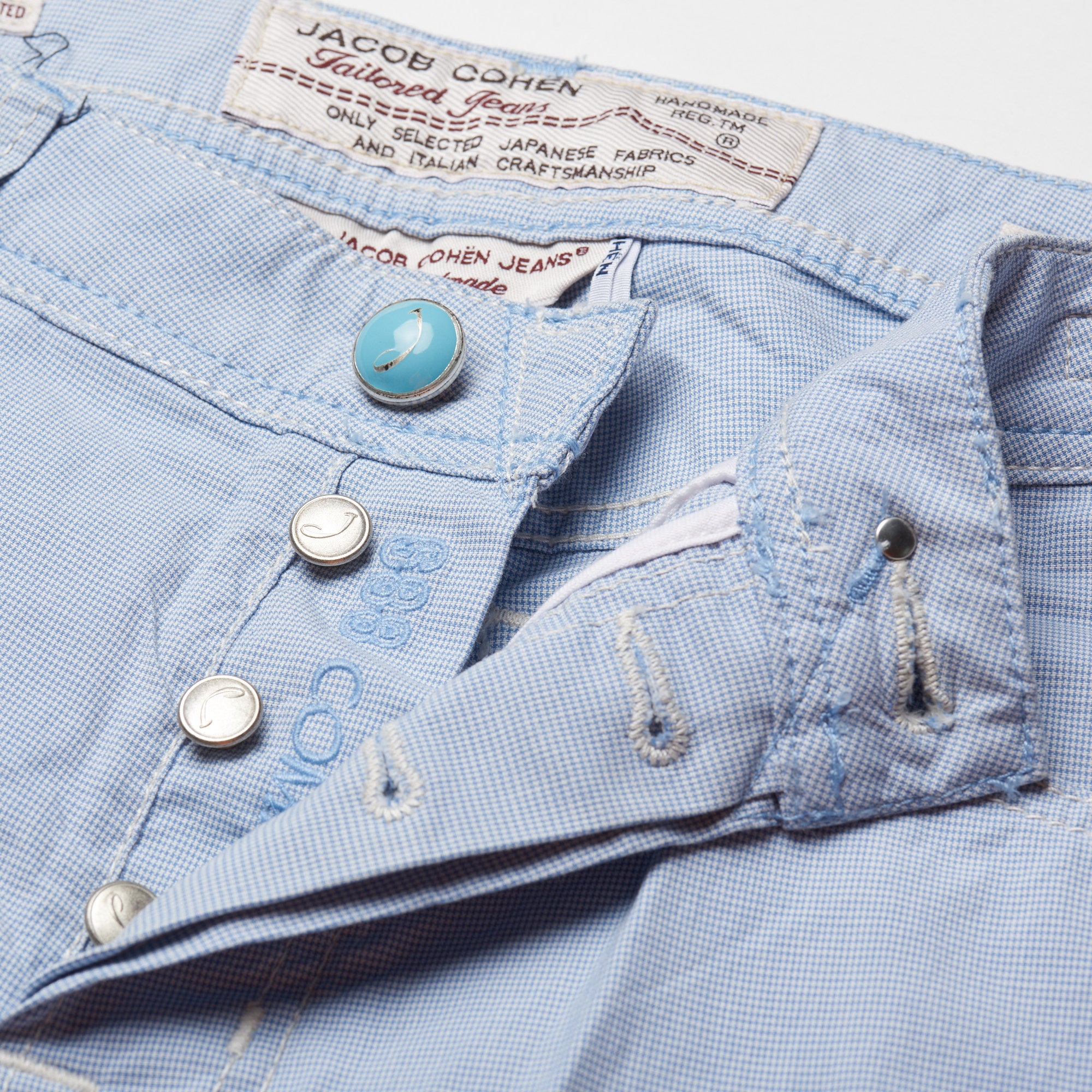 JACOB COHEN J688 Comfort Blue Cotton Stretch Slim Jeans Pants US 34 JACOB COHEN