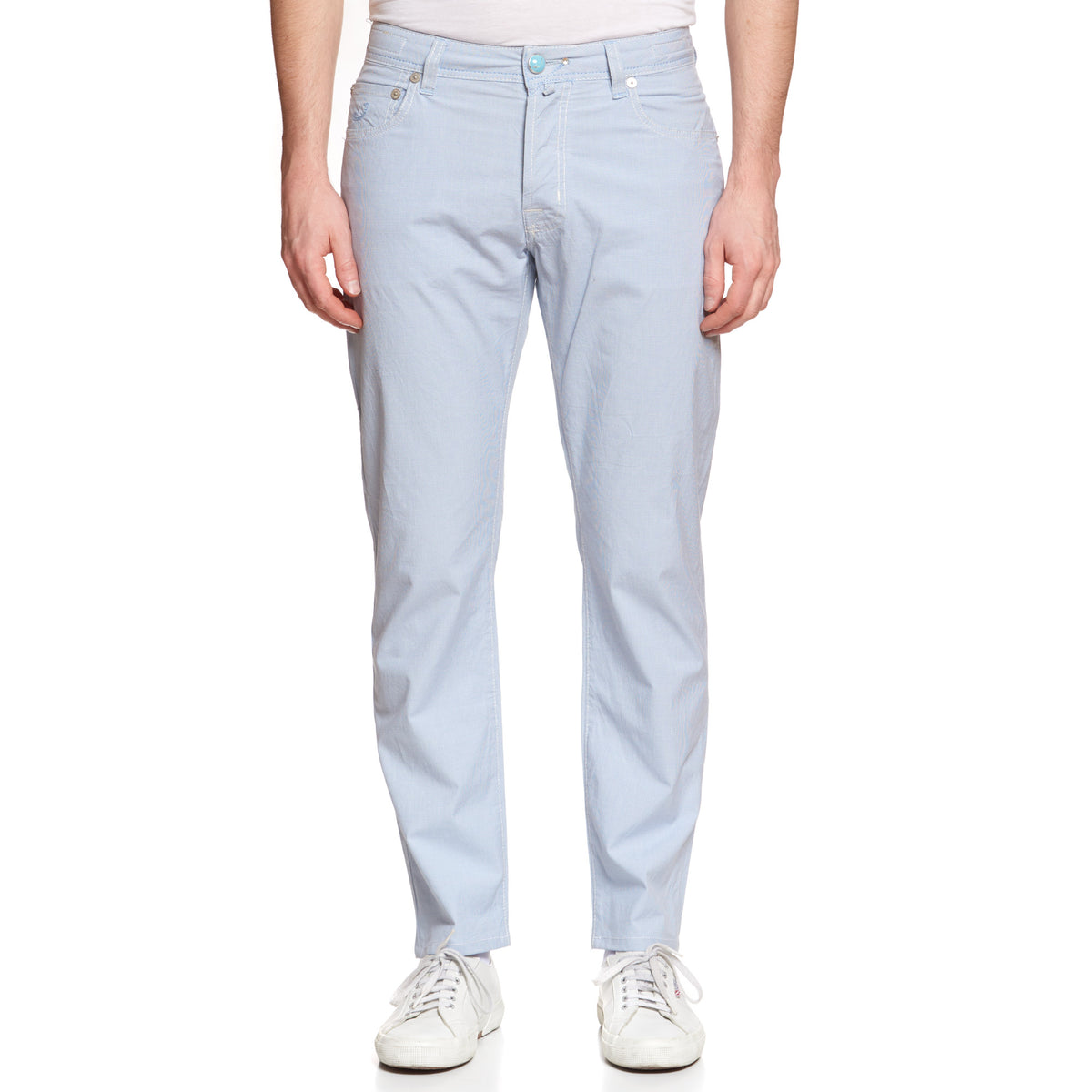 JACOB COHEN J688 Comfort Blue Cotton Stretch Slim Jeans Pants US 34