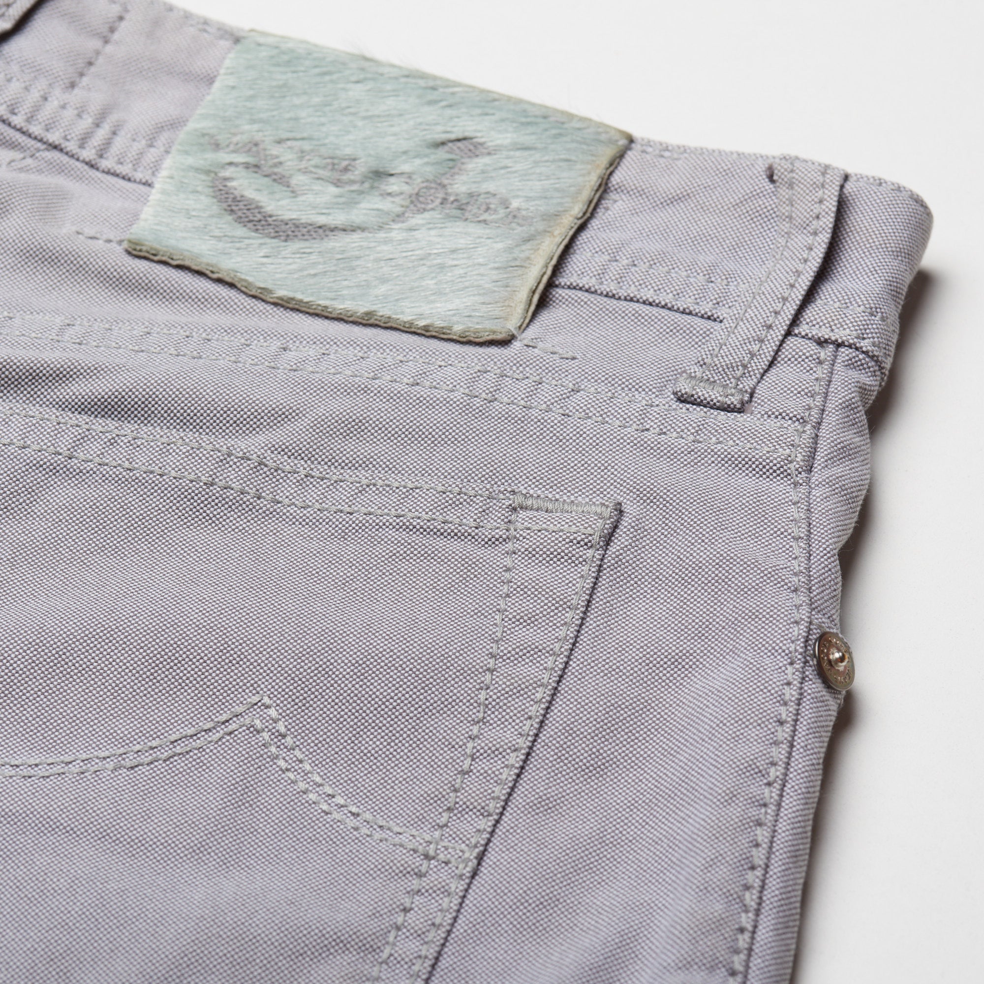 JACOB COHEN J688 Comfort Gray Cotton Stretch Slim Fit Jeans Pants US 33 JACOB COHEN