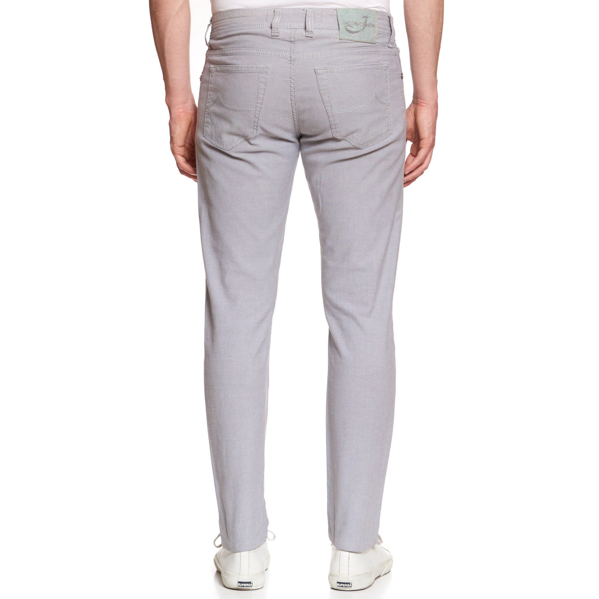 JACOB COHEN J688 Comfort Gray Cotton Stretch Slim Fit Jeans Pants US 33 JACOB COHEN