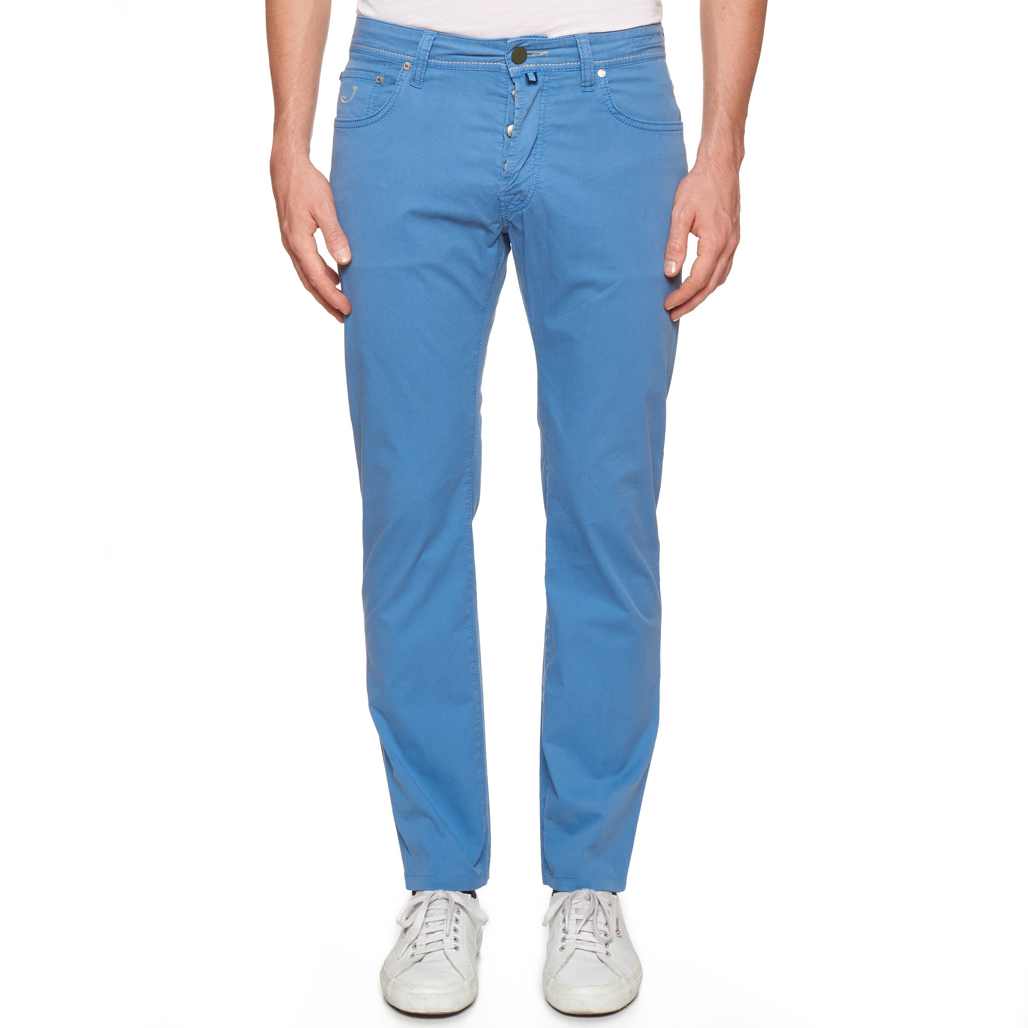 JACOB COHEN PW688 Comfort Blue Cotton Stretch Slim Fit Jeans Pants Siz