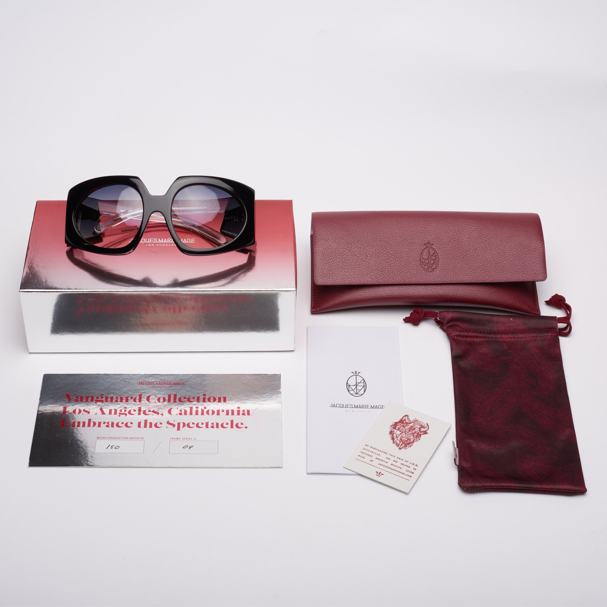 JACQUES MARIE MAGE "Duval" JMMDV-89 Limited Edition 04/150 Sunglasses NEW JACQUES MARIE MAGE