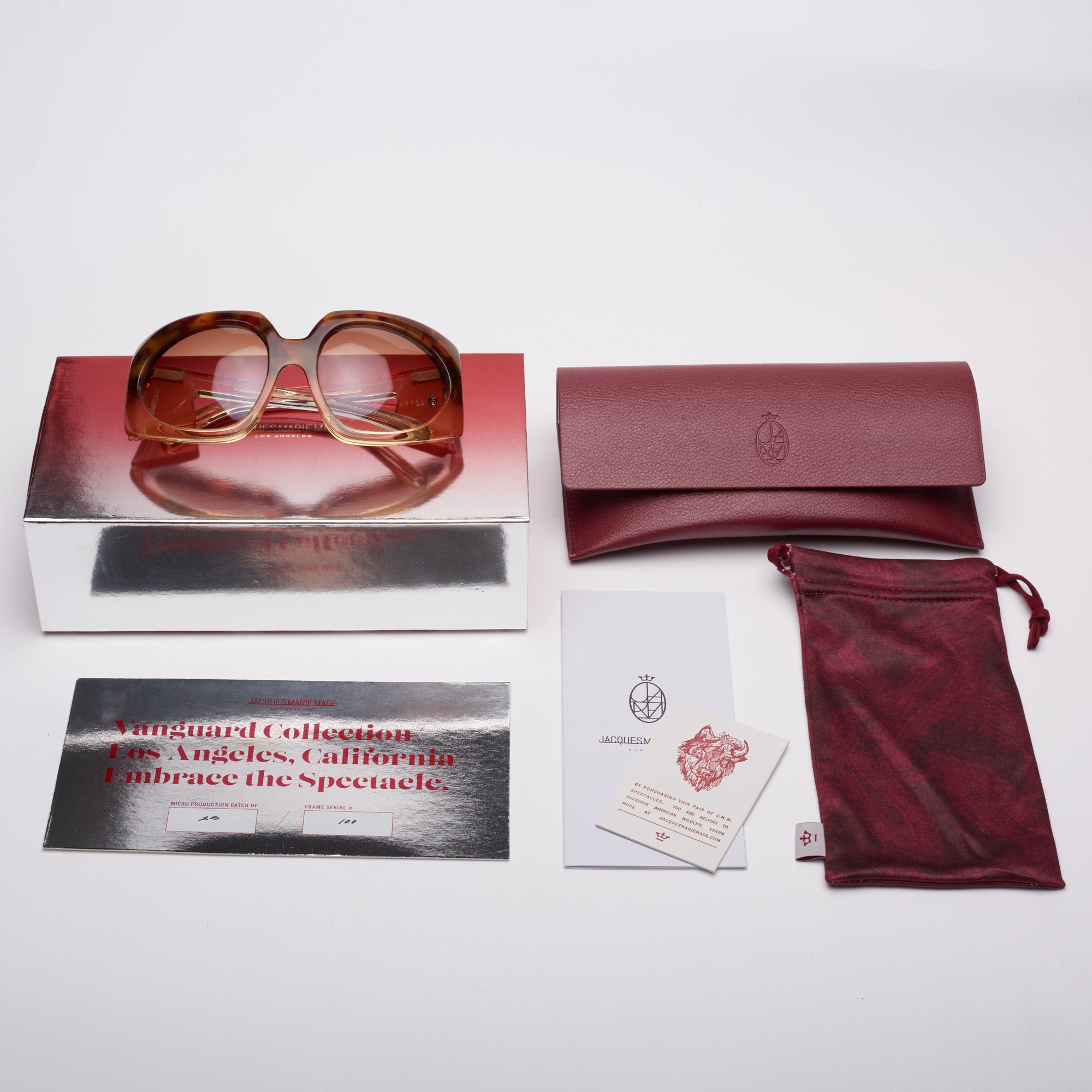 JACQUES MARIE MAGE "Duval" JMMDV-92 Limited Edition 11/150 Sunglasses NEW JACQUES MARIE MAGE